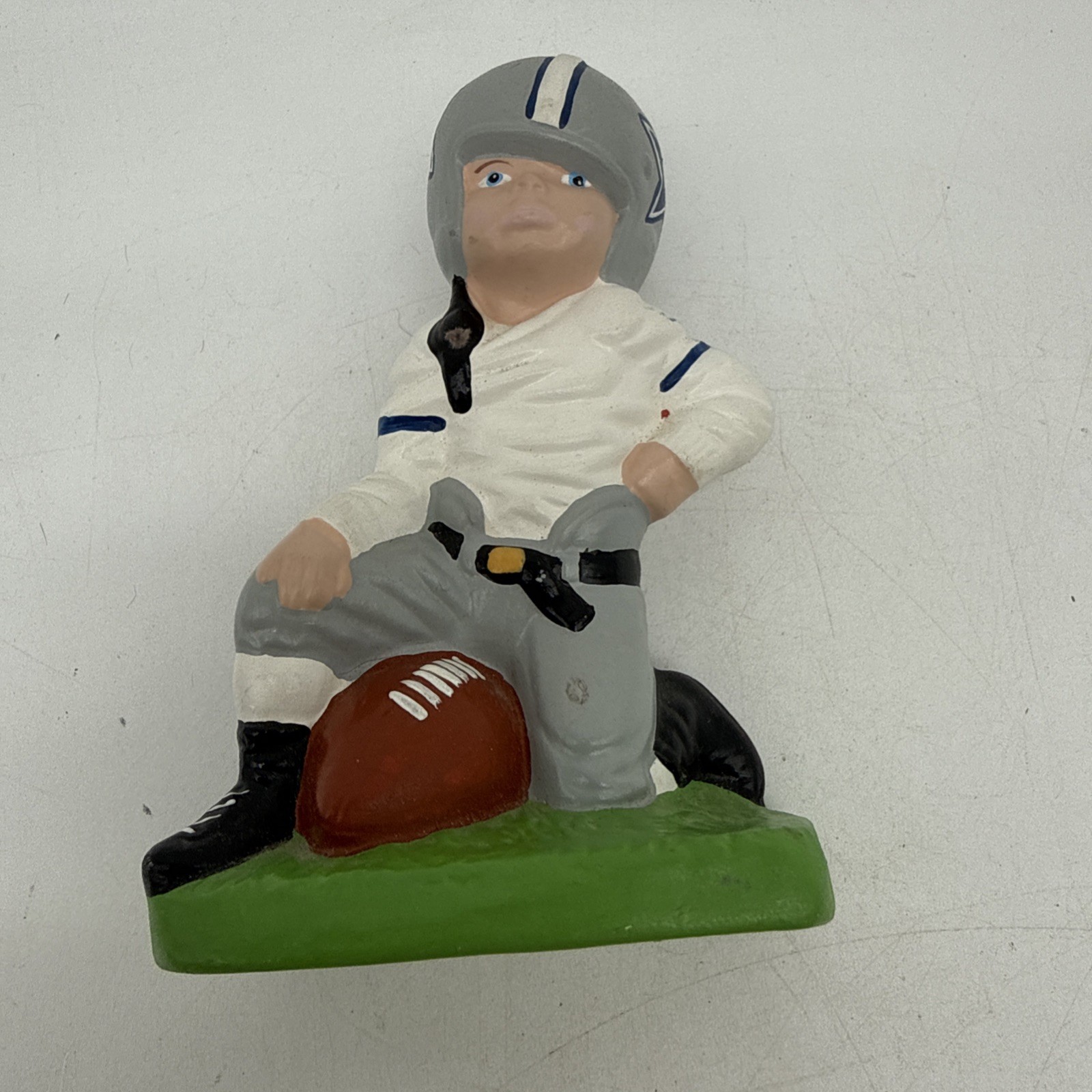 Vintage Ceramic Dallas Cowboy Figure Take A Knee