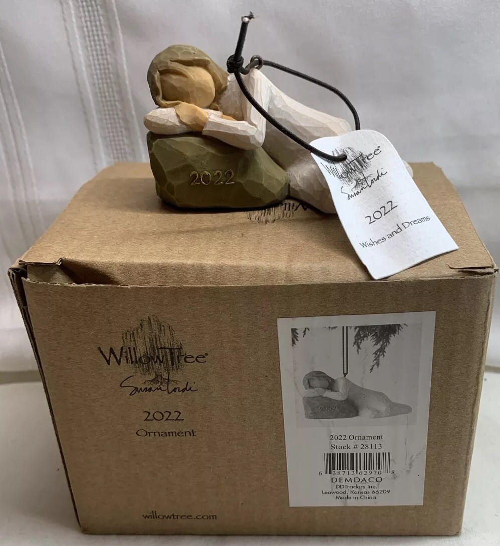 Willow Tree WISHES AND DREAMS ORNAMENT Figurine 2022 SUSAN LORDI
