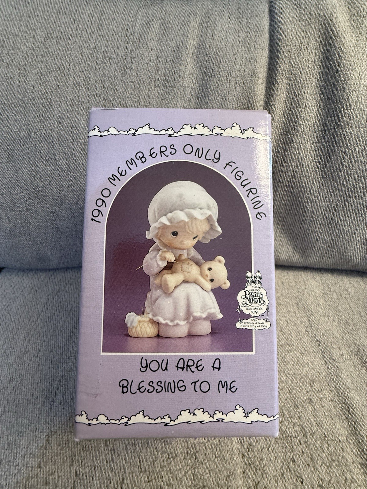 Precious Moments 1990 Members Only Figurine “You Are A Blessing To Me” PM902 NIB