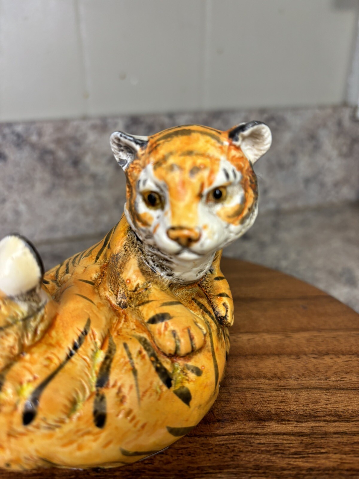 Vintage Ceramic Collectibles Baby Tigers Figurines Enesco