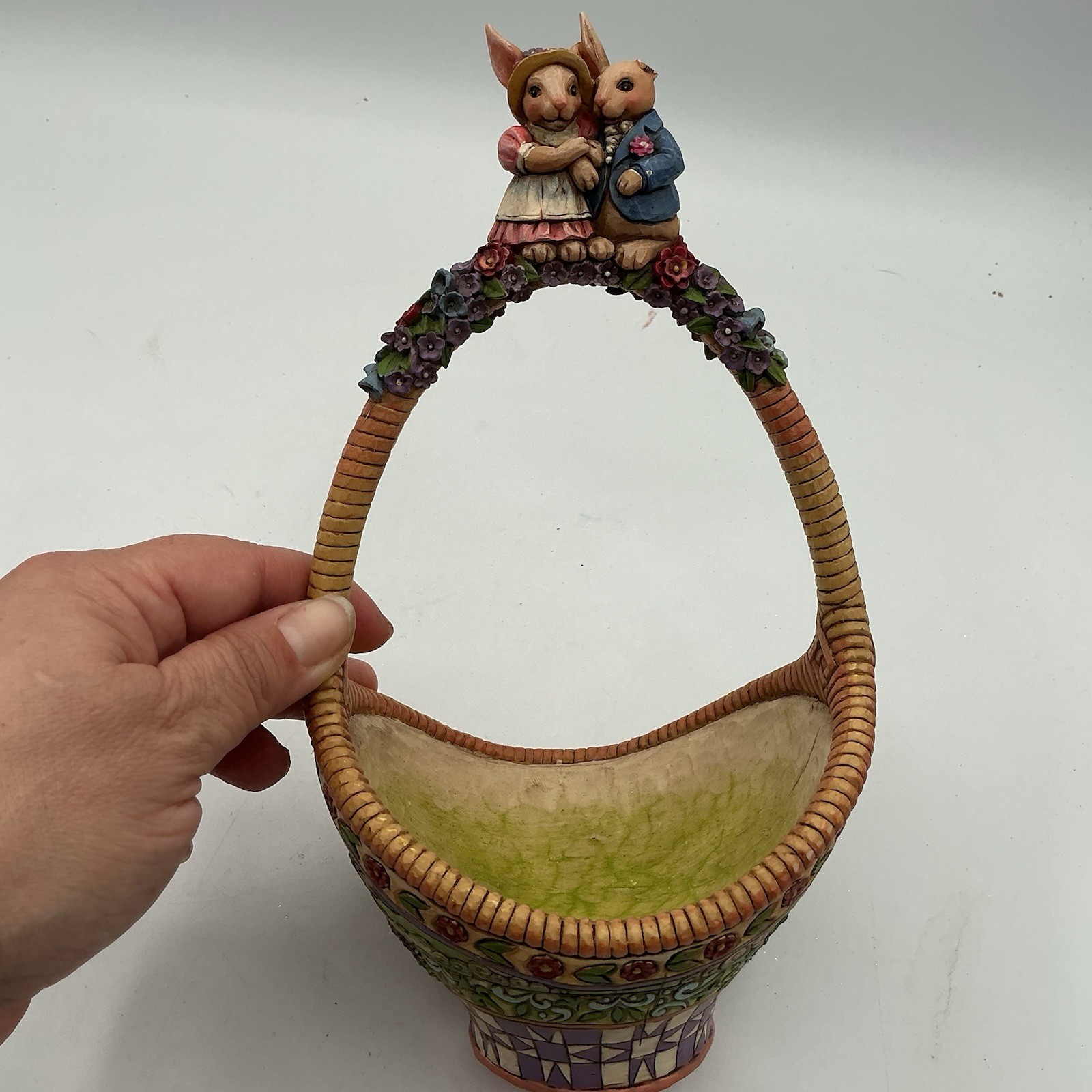 Jim Shore 2006 “Gathering Joy” Basket