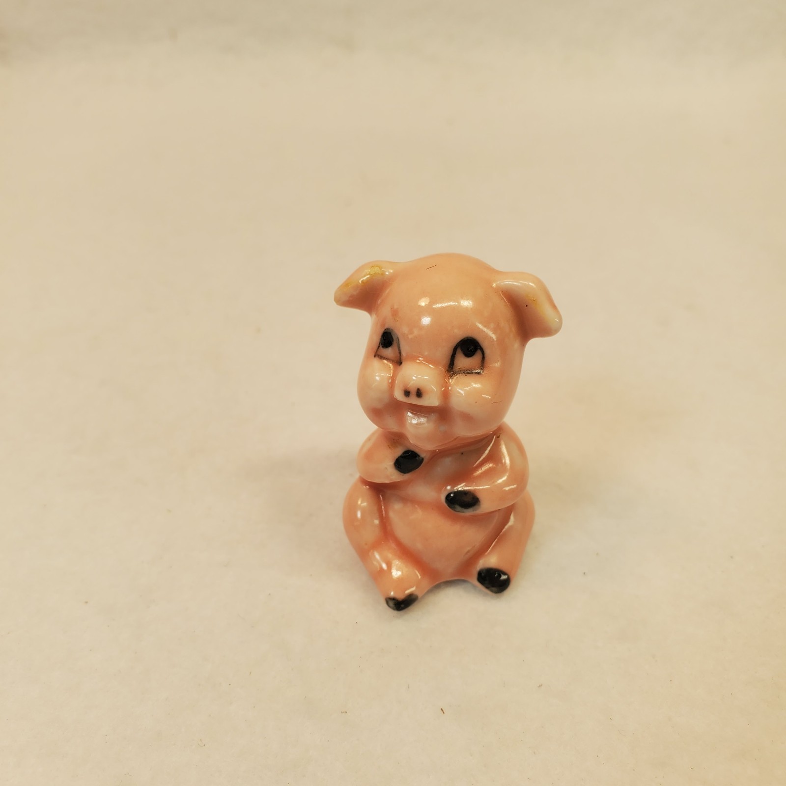 6 Little Pigs – Josef Originals Miniature Bisque Porcelain Pigs Set Of 6 Japan