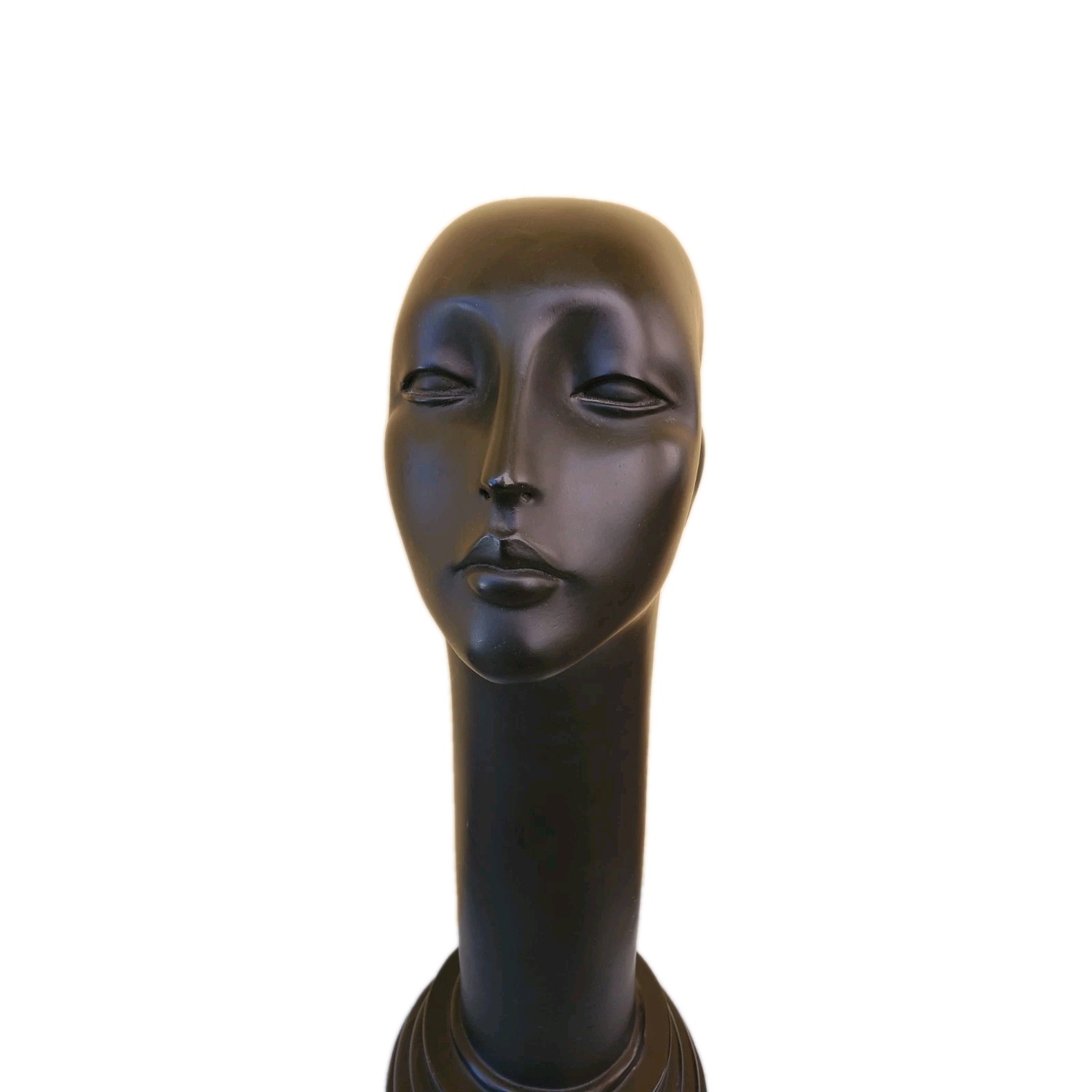 1980s Postmodern Large Chalkware Sculpture by Anne-Jo 21″ Tall