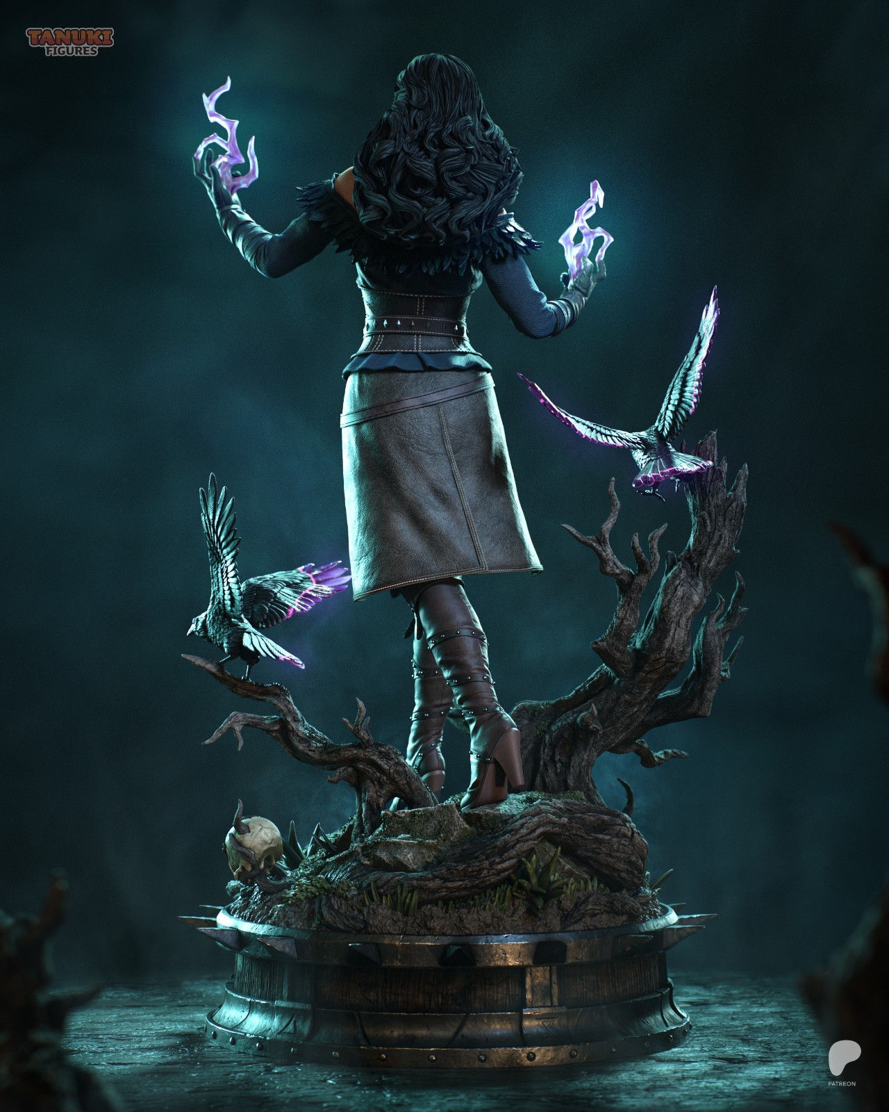 Yennefer – Witcher 1/6 Scale Figure Statue Unpainted Garage Kit Resin
