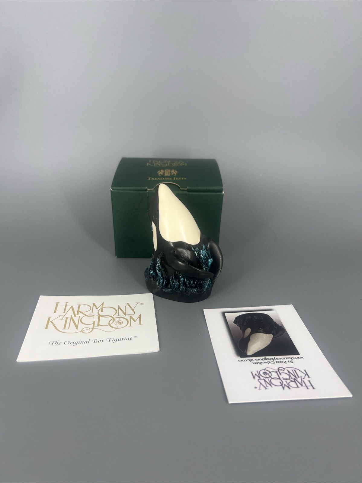 Harmony Kingdom “One of a Kind” V1 Whale UK Made Marble Resin FE 200 RARE 0800