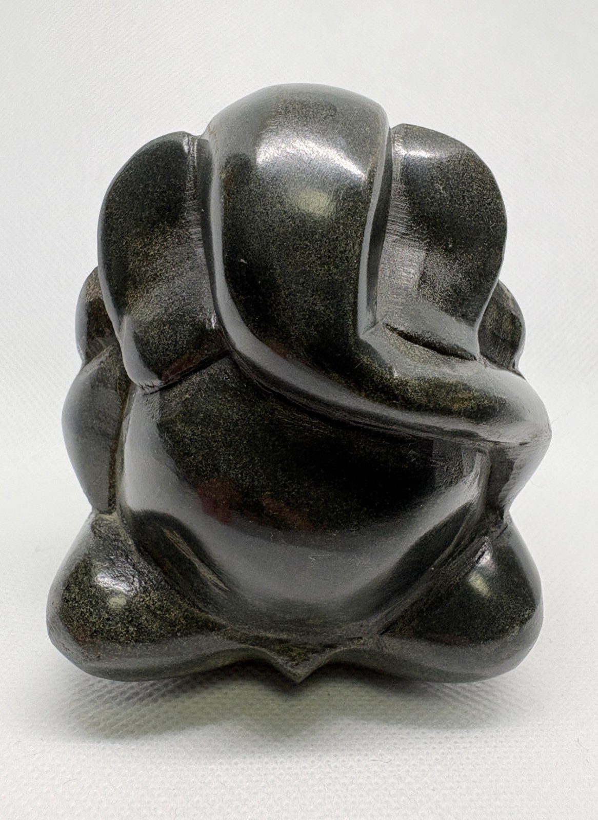 Natural Handcrafted Soapstone “Ganesha” Figurine – Made in India