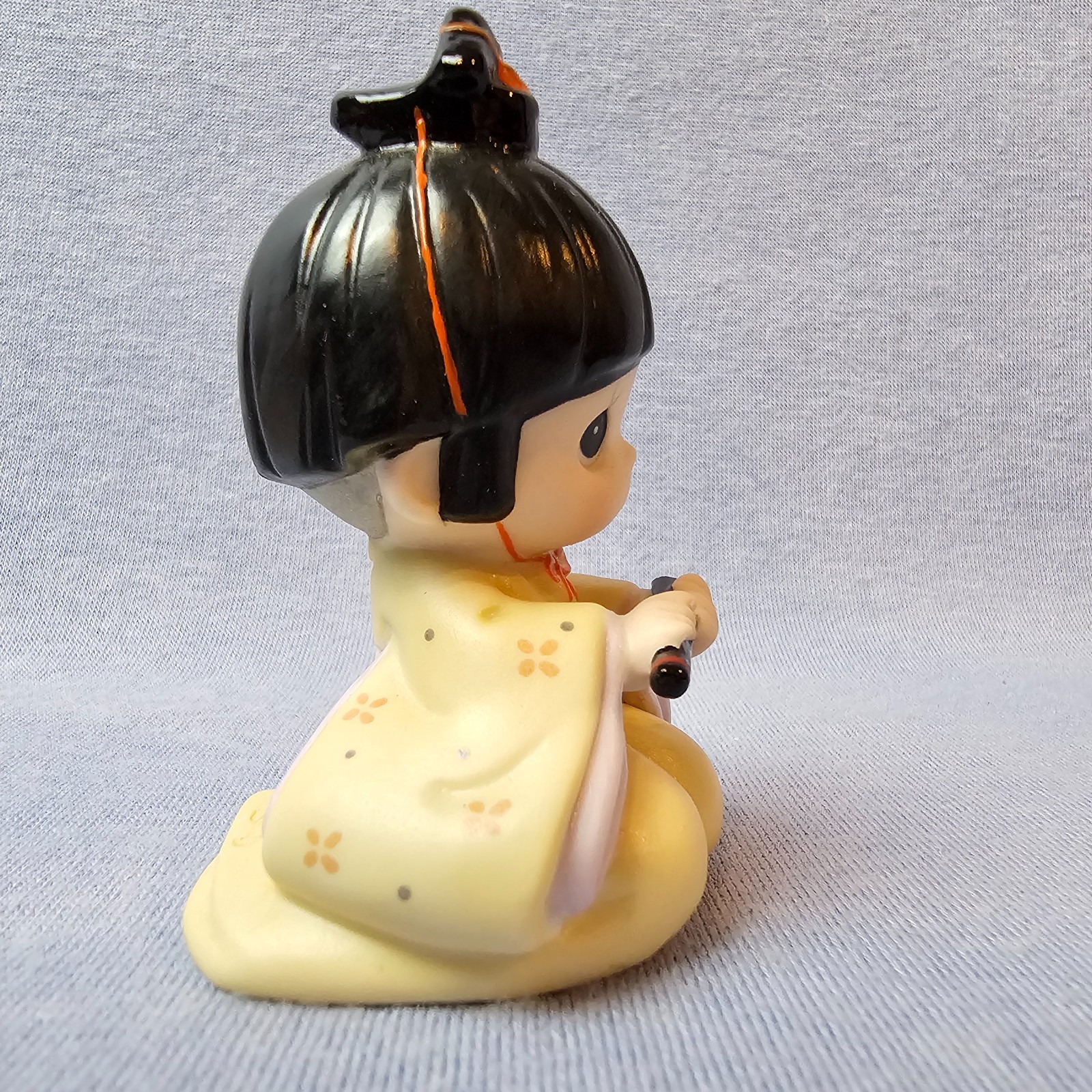 Precious Moments Japanese Rhythym & Flute 791091 Traditional Taiko Drummers EUC