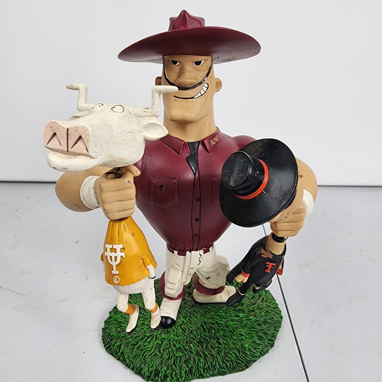 Texas A&M vs Texas Tech & Texas Rivalry Figurine The Memory Company 2006 NCAA