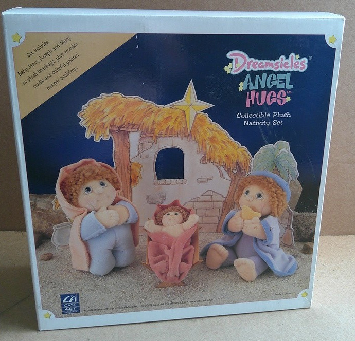 2000 Dreamsicles “Angel Hugs” Collectible Plush Nativity Set