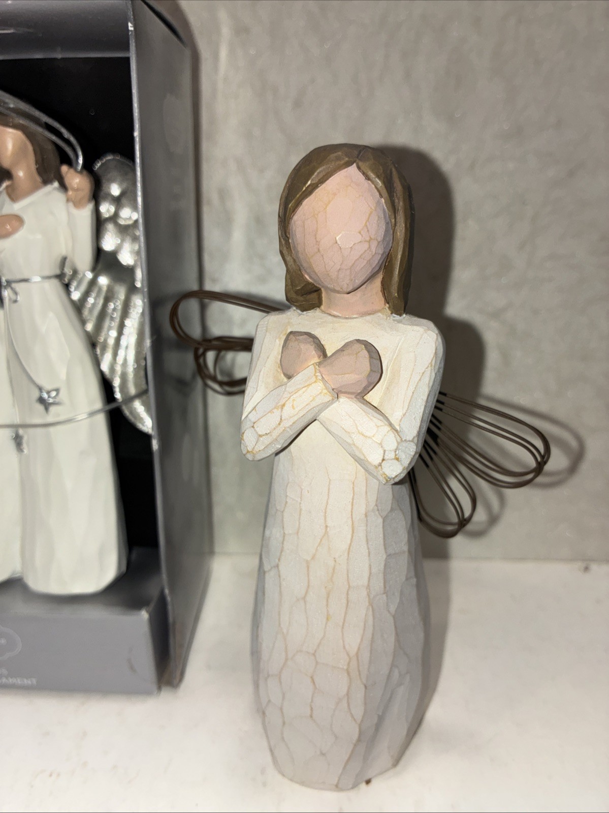Mixed Lot of 3 Angels Xmas Ornaments ” Sisters” ” Friends “