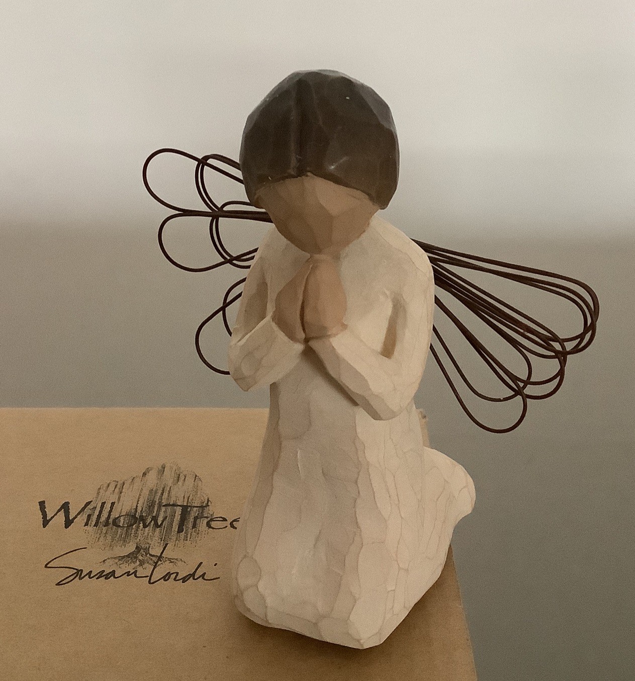 Vintage Willow Tree ANGEL OF PRAYER Figurine by Demdaco 1999 With Box