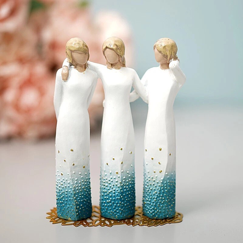 Willow Tree By my side 3Sister by My Side Sculpture Sculpted Hand-Painted Figure