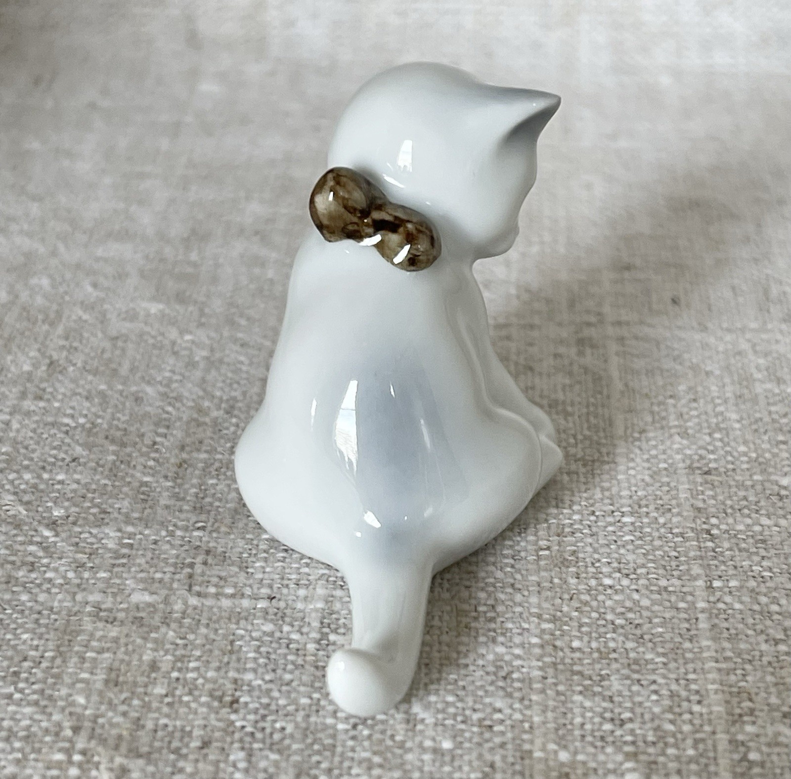 1960’s Vintage Gräfenthal Figurine Cat Kitten Kitty Animal Germany Marked