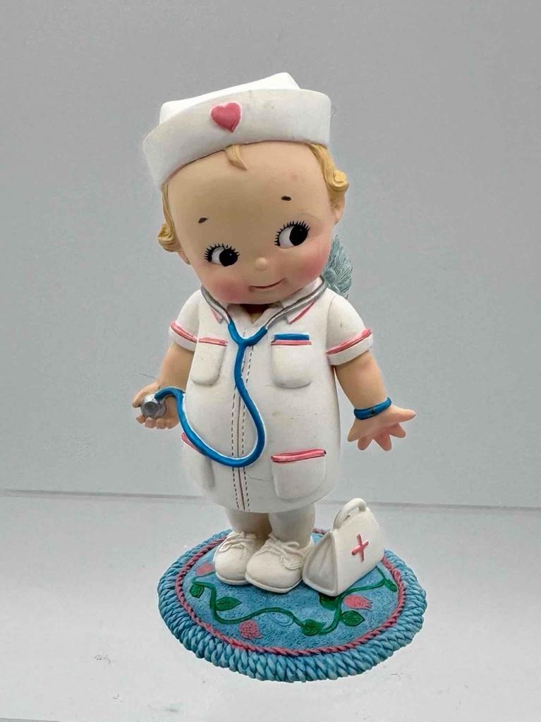 Kewpie Nurse ANGEL OF MERCY Healing Hearts Collection 4″ FIGURINE 2003, 7629A EX