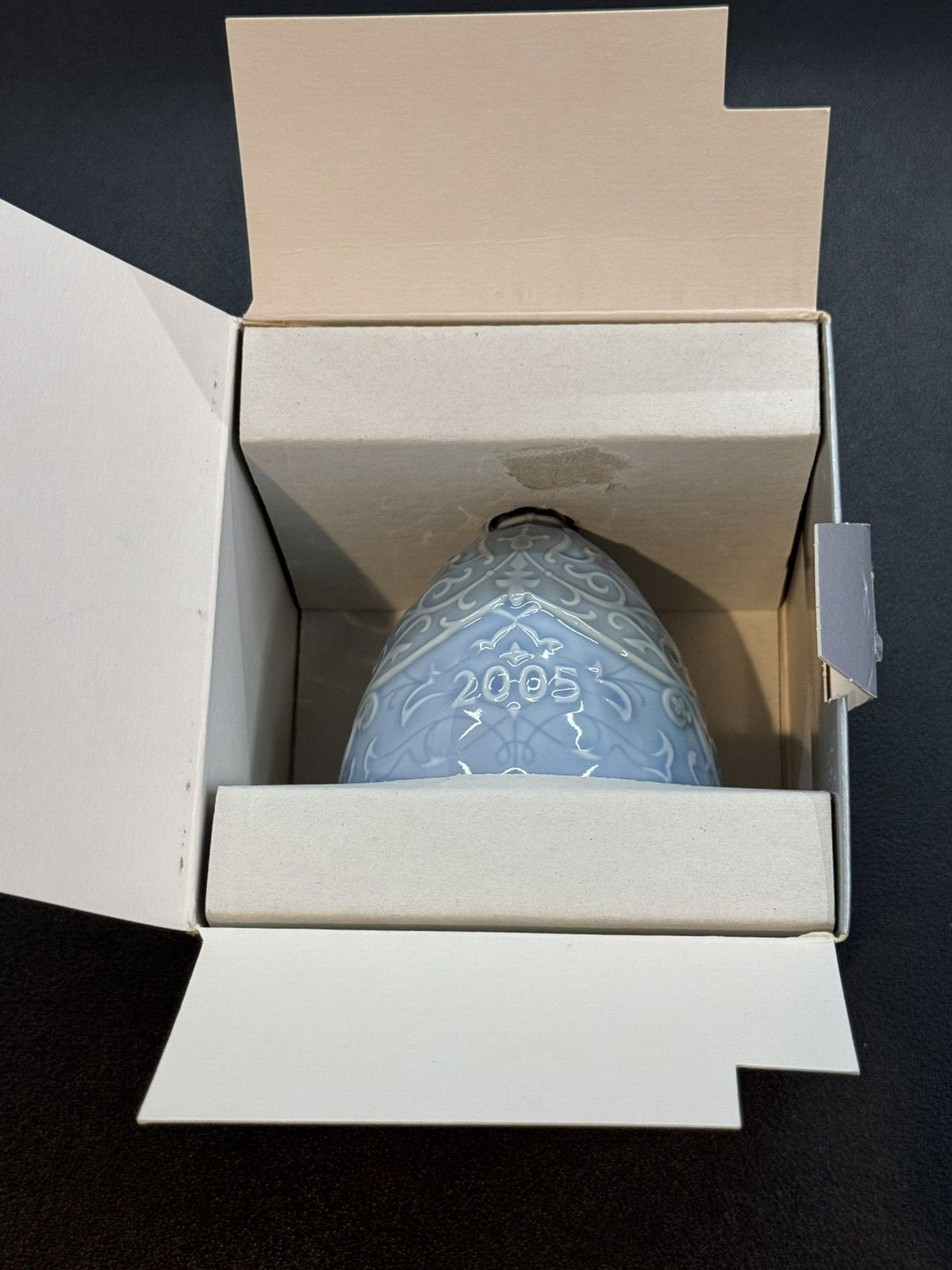 ✅ Lladró 8159; 2005 X-mas Bell; Porcelain Sculpted Bell; MINT In Original Box