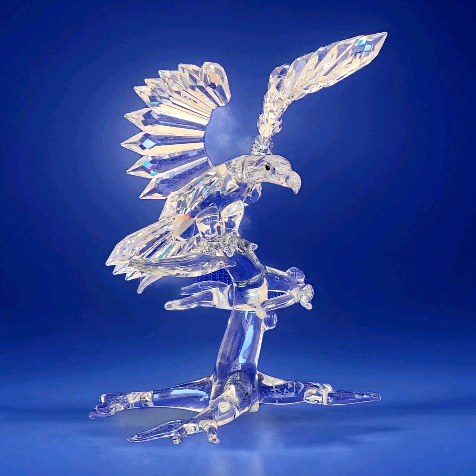 Rare Charles Castelli Swarovski Crystal Eagle Hawk Signed #25/1200 Limited Ed.