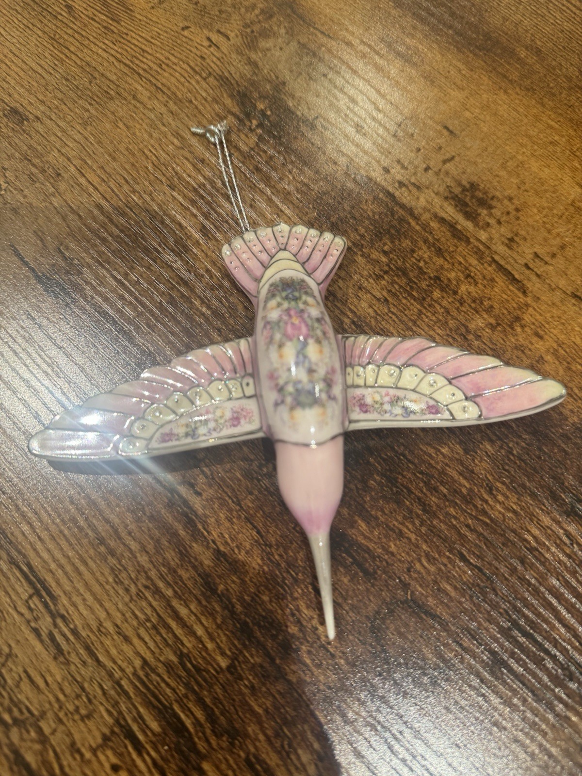 Lena Liu’s Porcelain Hummingbird Precious Jewels Ornament from Bradford Exchange