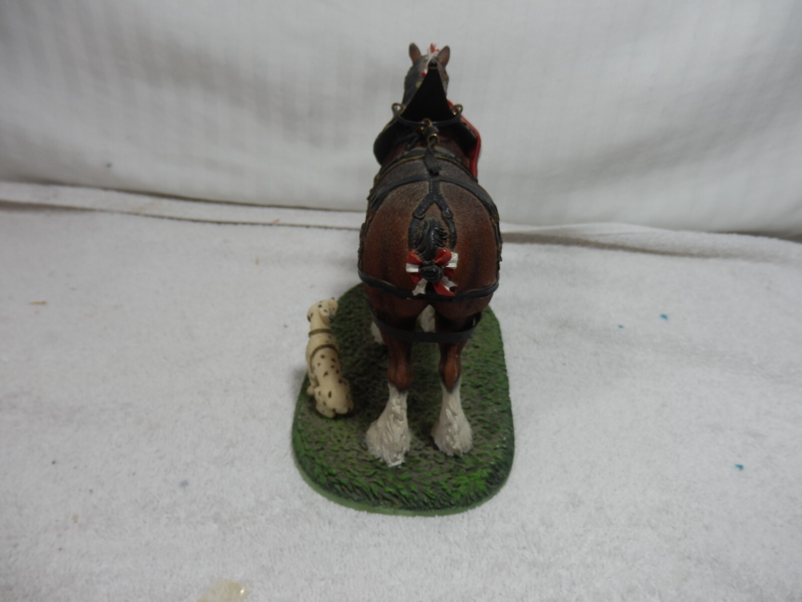 Vintage Clydesdale Anheuser Busch “Full Parade Dress” Horse Figurine 1997