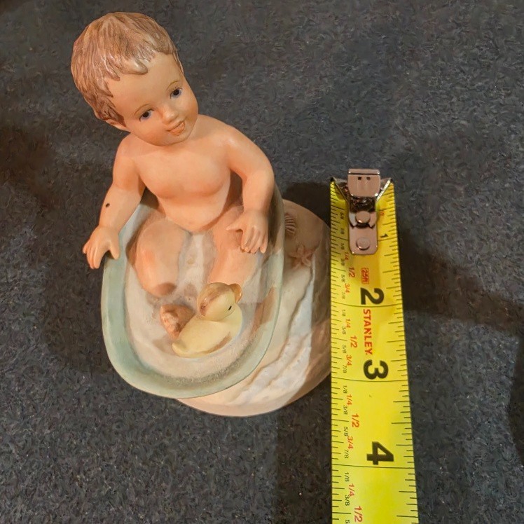 Frances Hook Private Ocean Figurine Roman Inc Ceramica Excelsis 1985 Baby Bath