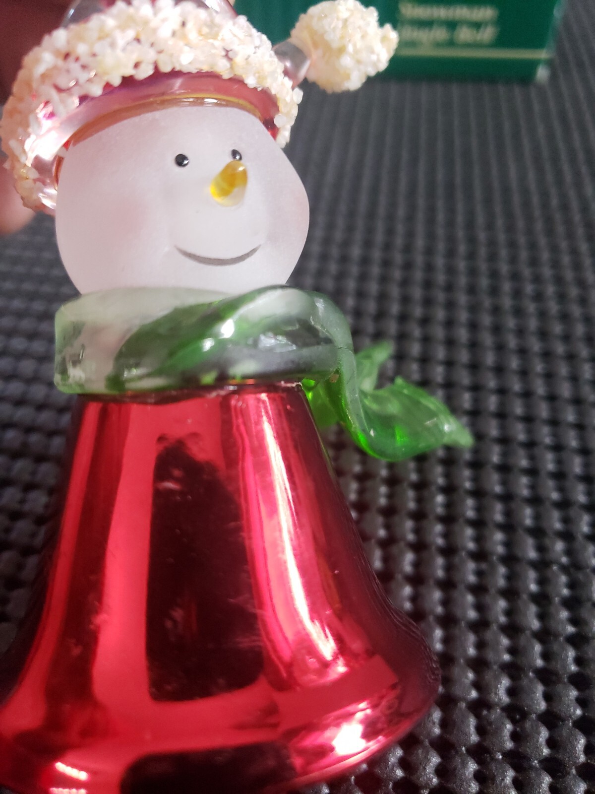 Walnut Creek Jingle Bell Snowman Ornament 2004 Metal & Plastic