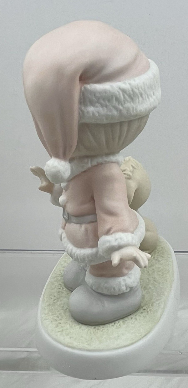 Precious Moments Wishing You a HO HO HO Figure VTG 1992 527629 G-Clef Enesco