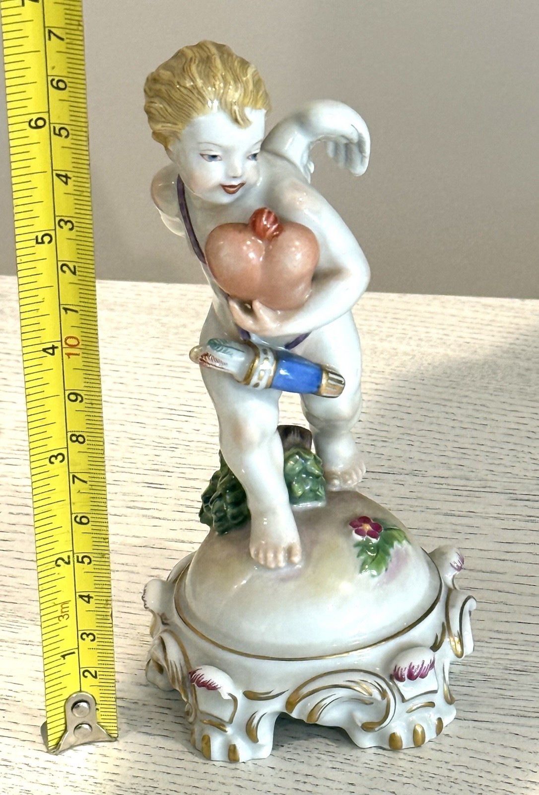 Austria Augarten Wien porcelain figurine “Cupid With Ring”