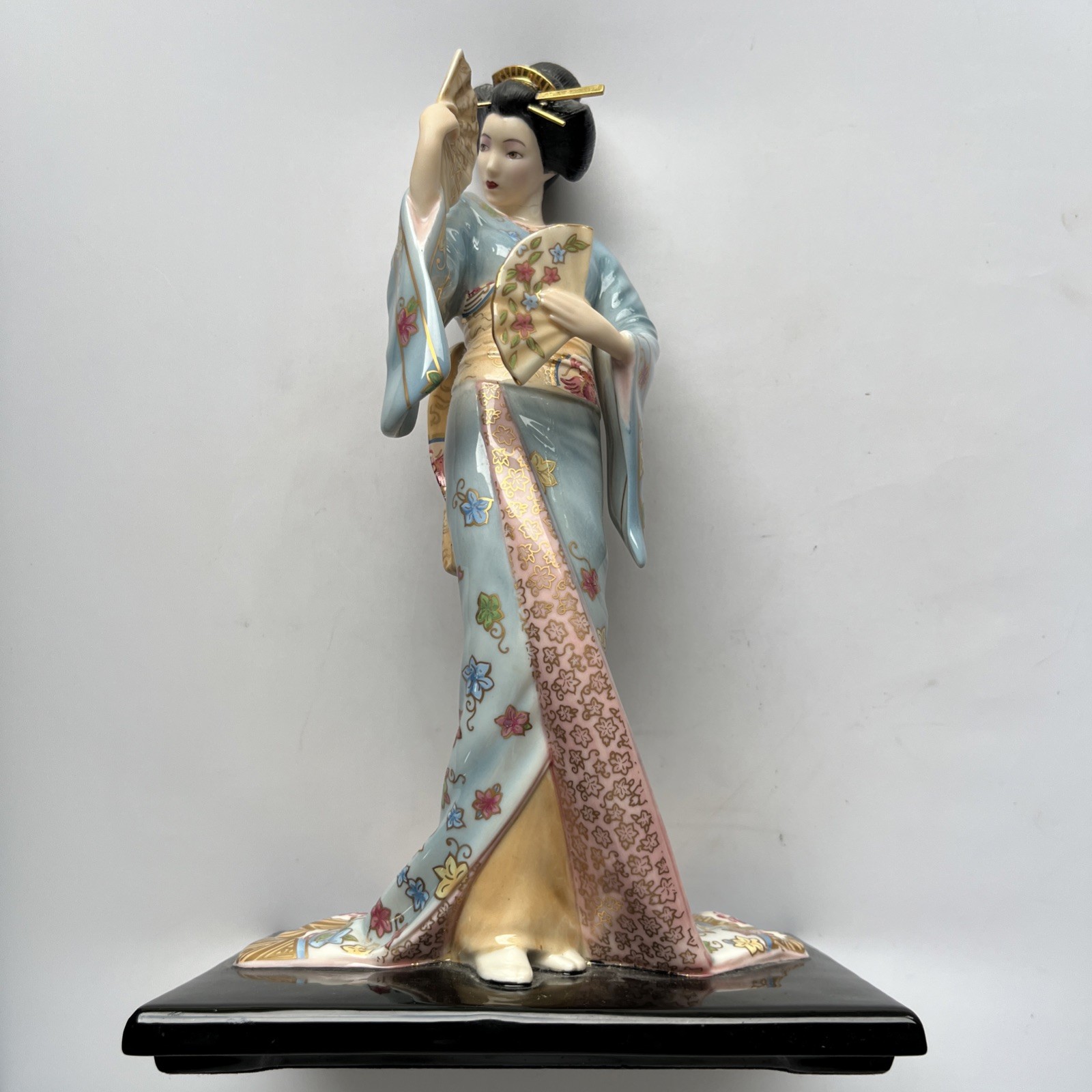 Masahiro Imai Dance Of The Geisha Franklin Mint 0192/9500 Porcelain Figure As Is