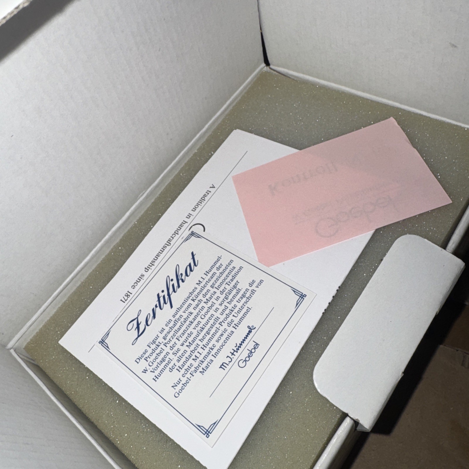 7 EMPTY HUMMEL BOXES *NO FIGURES* 1990’s Some Paperwork In Boxes *Pictures*