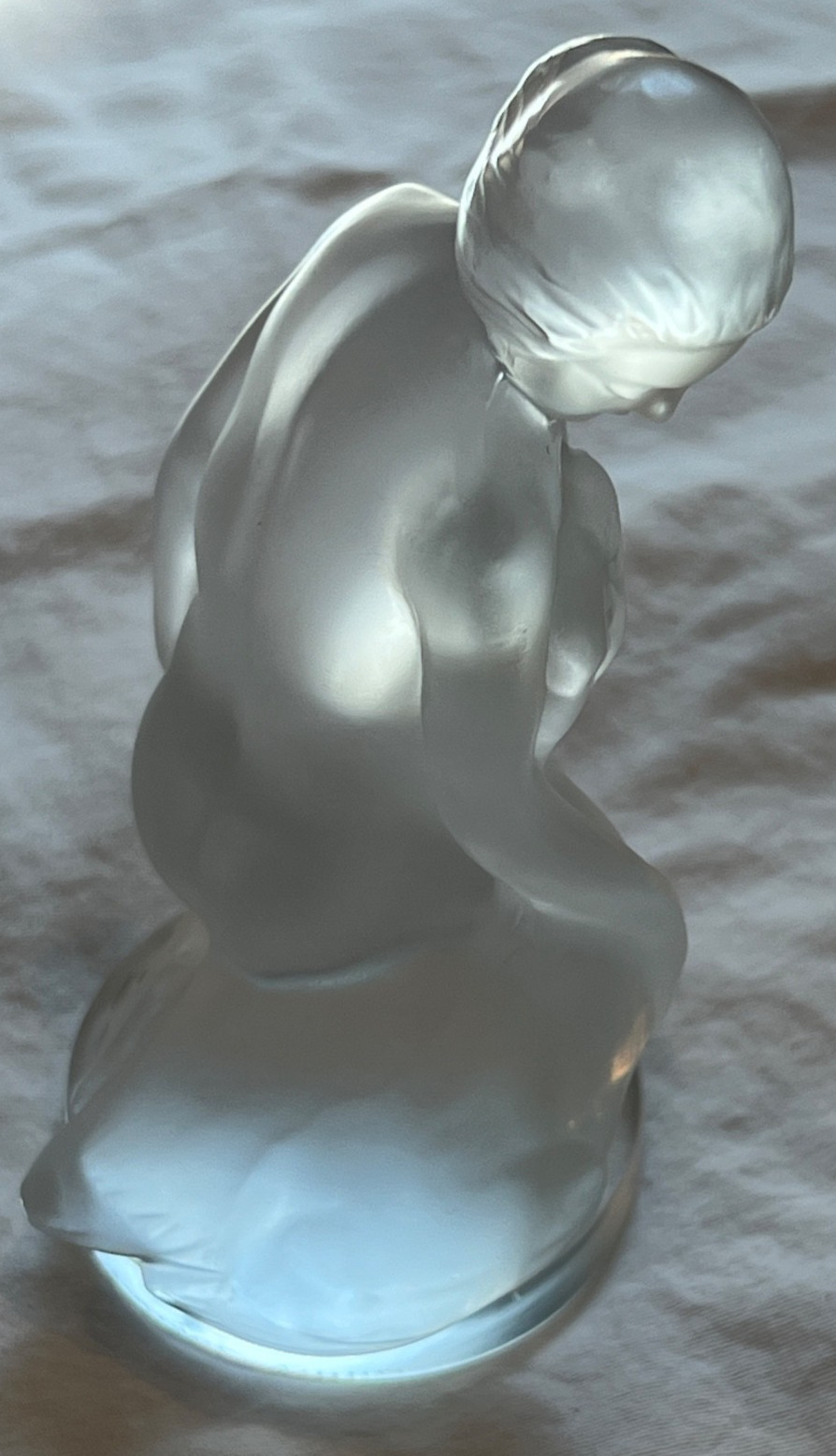 Lalique Crystal Leda and the Swan Figurine – excellent condition