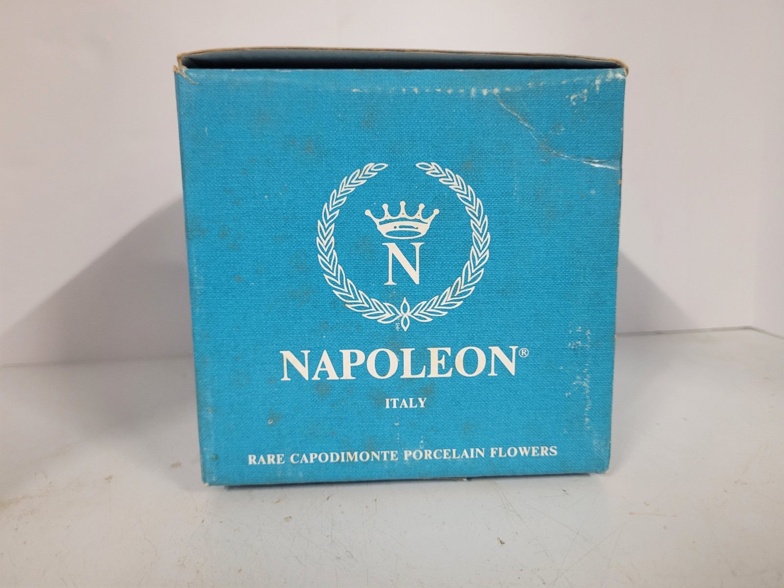 Napoleon Italy In Bloom-Red Poinsettia Flower Porcelain Figurine In Box