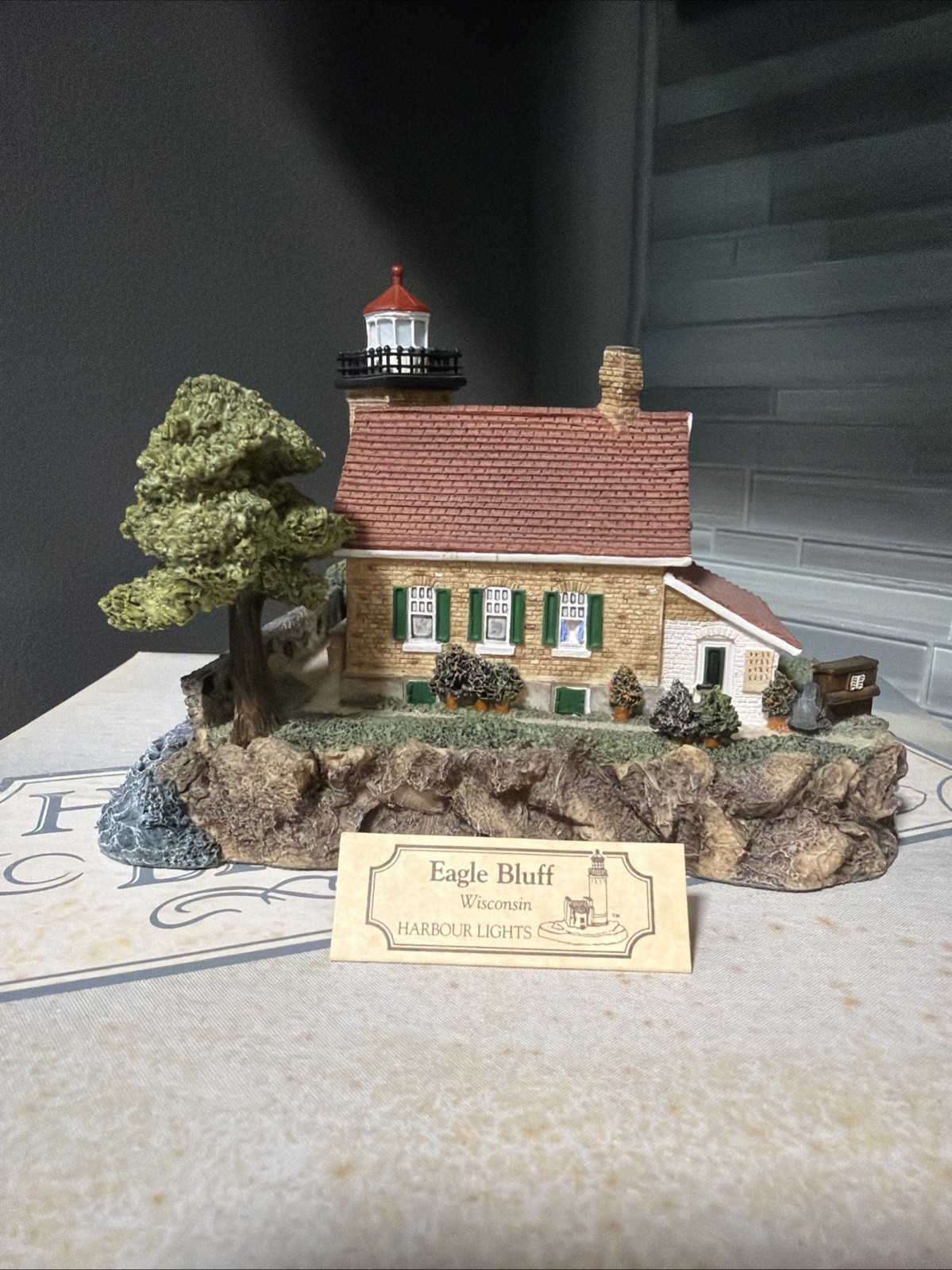 2000 Harbor Lights “Eagle Bluff” # 249 Lighthouse with COA & Box