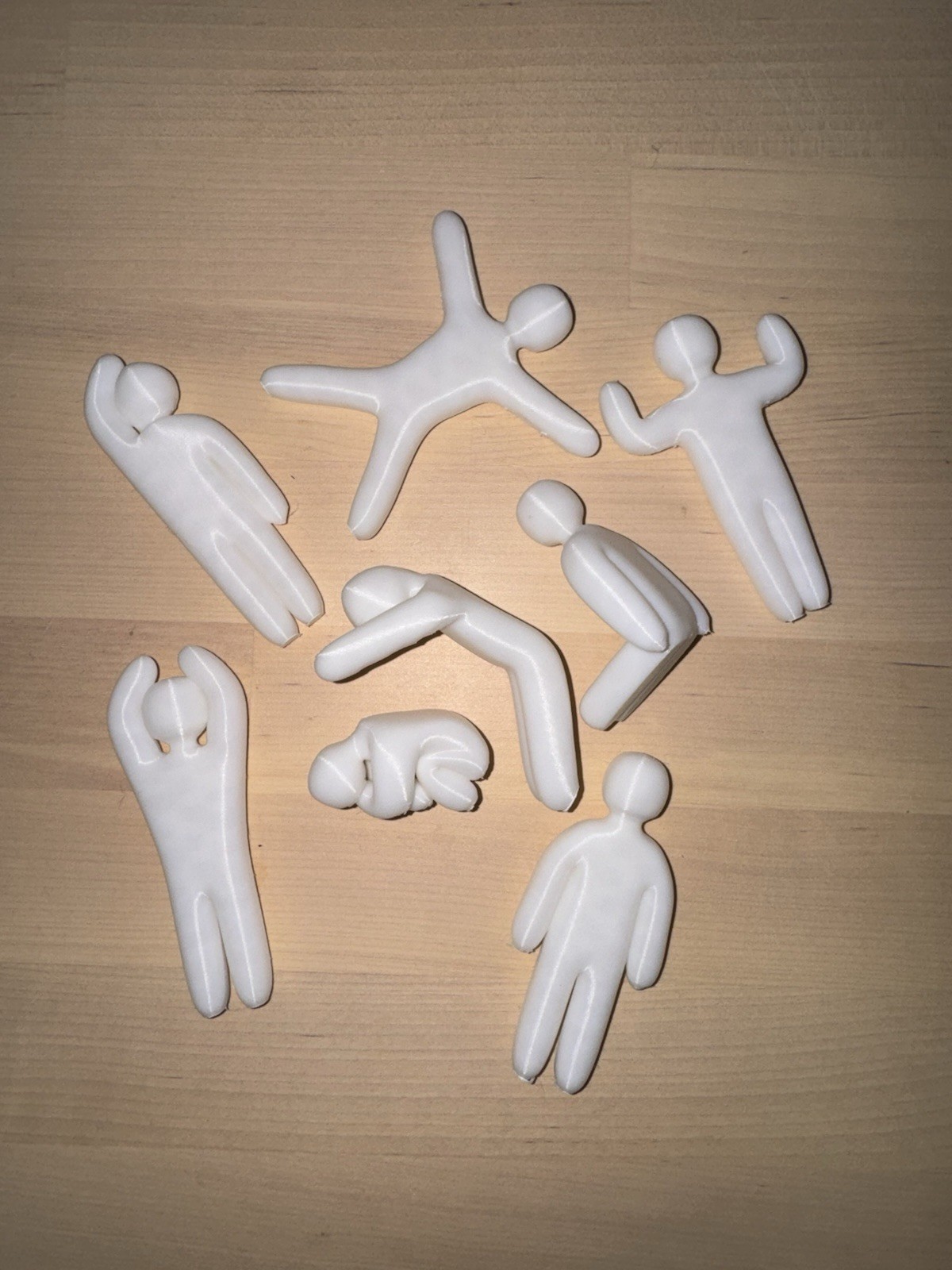 Meccha Chameleon Game Inspired Figures Set, 8 Poses, 3D Printed PLA Display