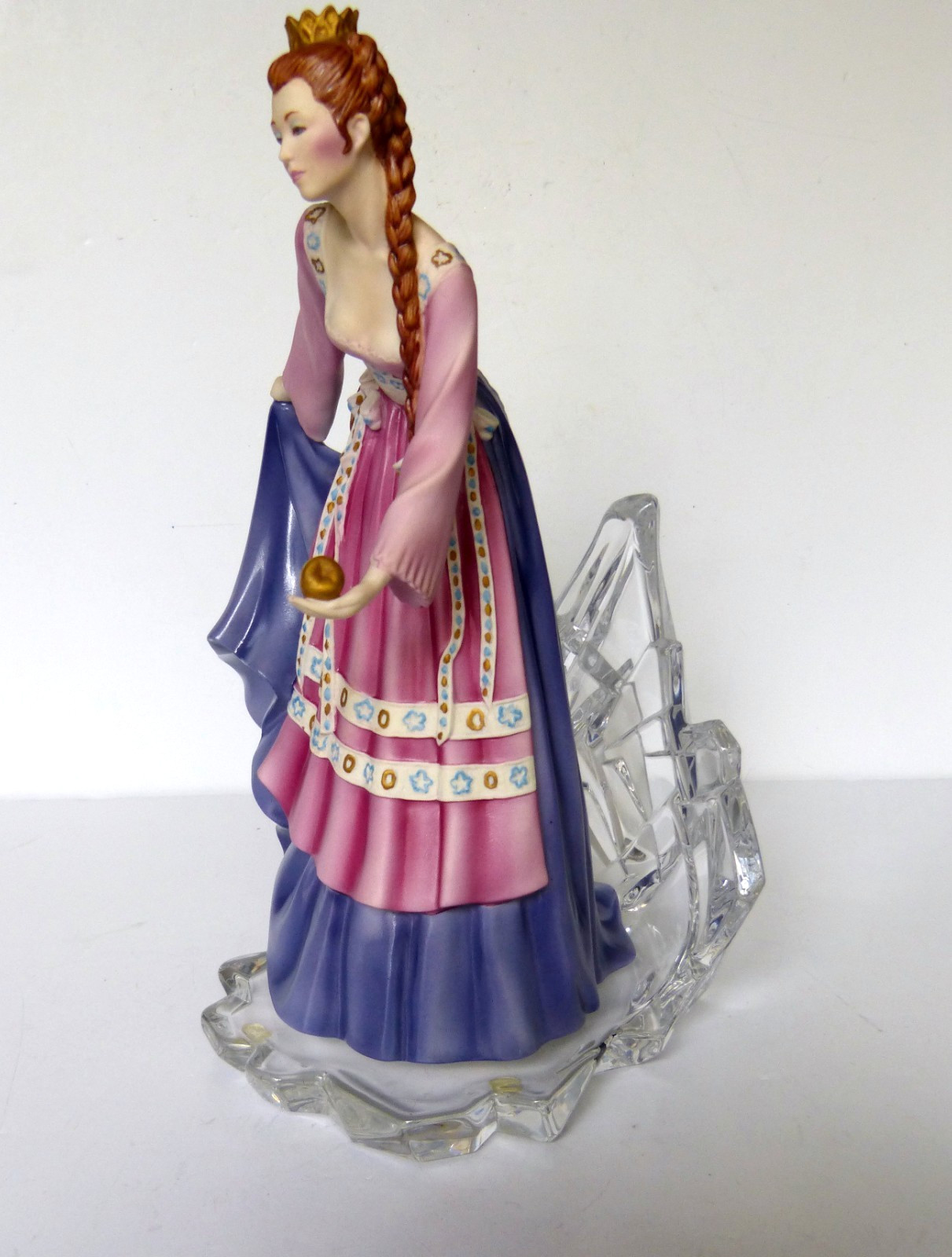 Princess of the Glass Mountain 10.25″ Figurine w/Crystal Base Franklin Mint COA