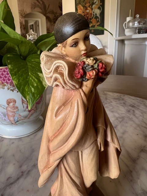 Vintage Anri Wood Carving “Love Remembered” 8 in. Signed