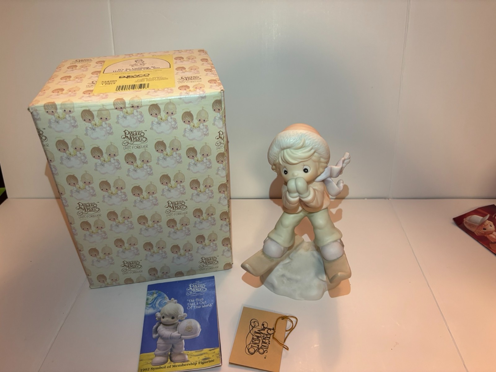Precious Moments Figurine Its So Uplifting To Have A Friend Like You 524905 1992