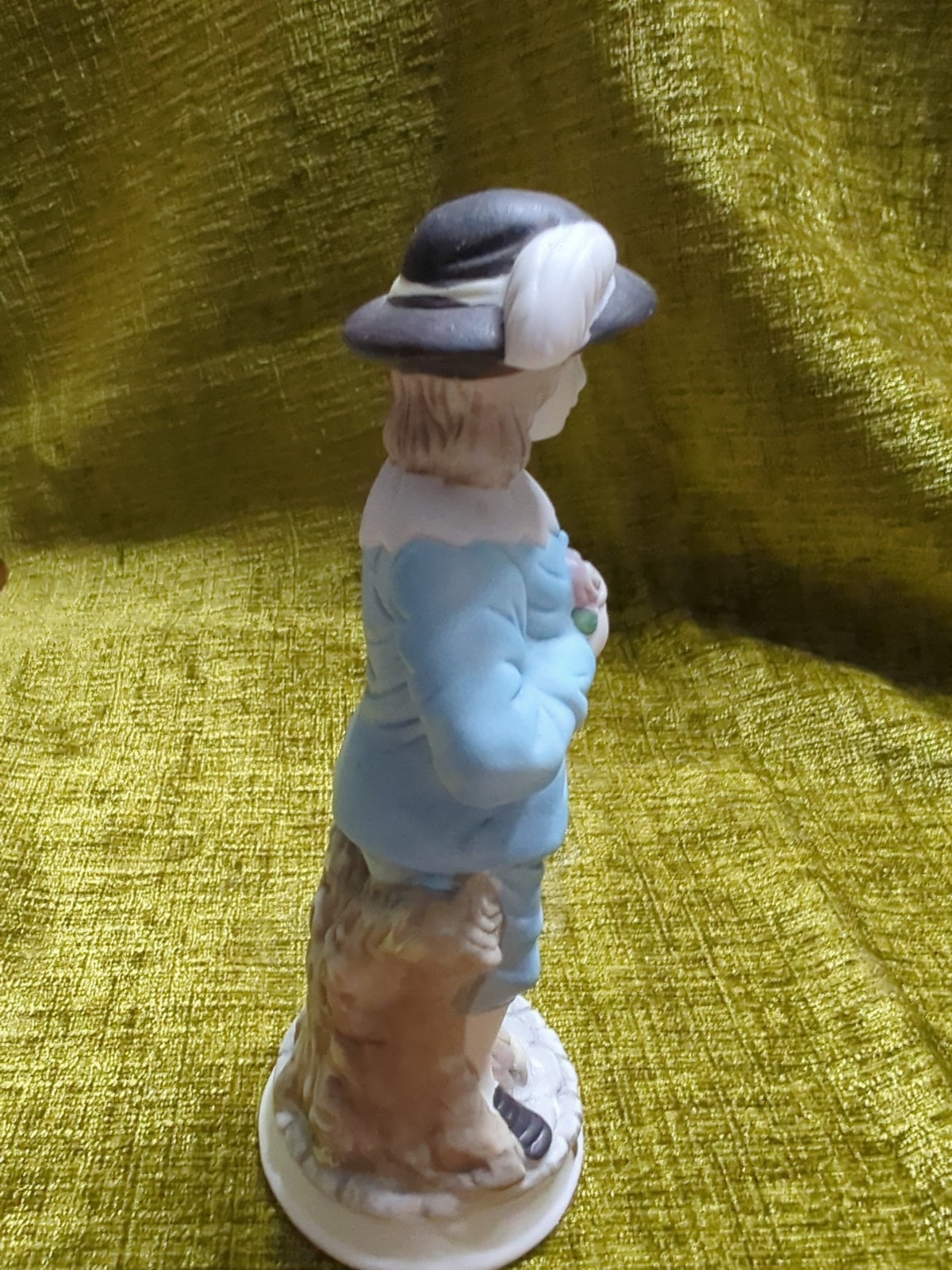 vintage bisque “Blue Boy” or colonial-style figurine