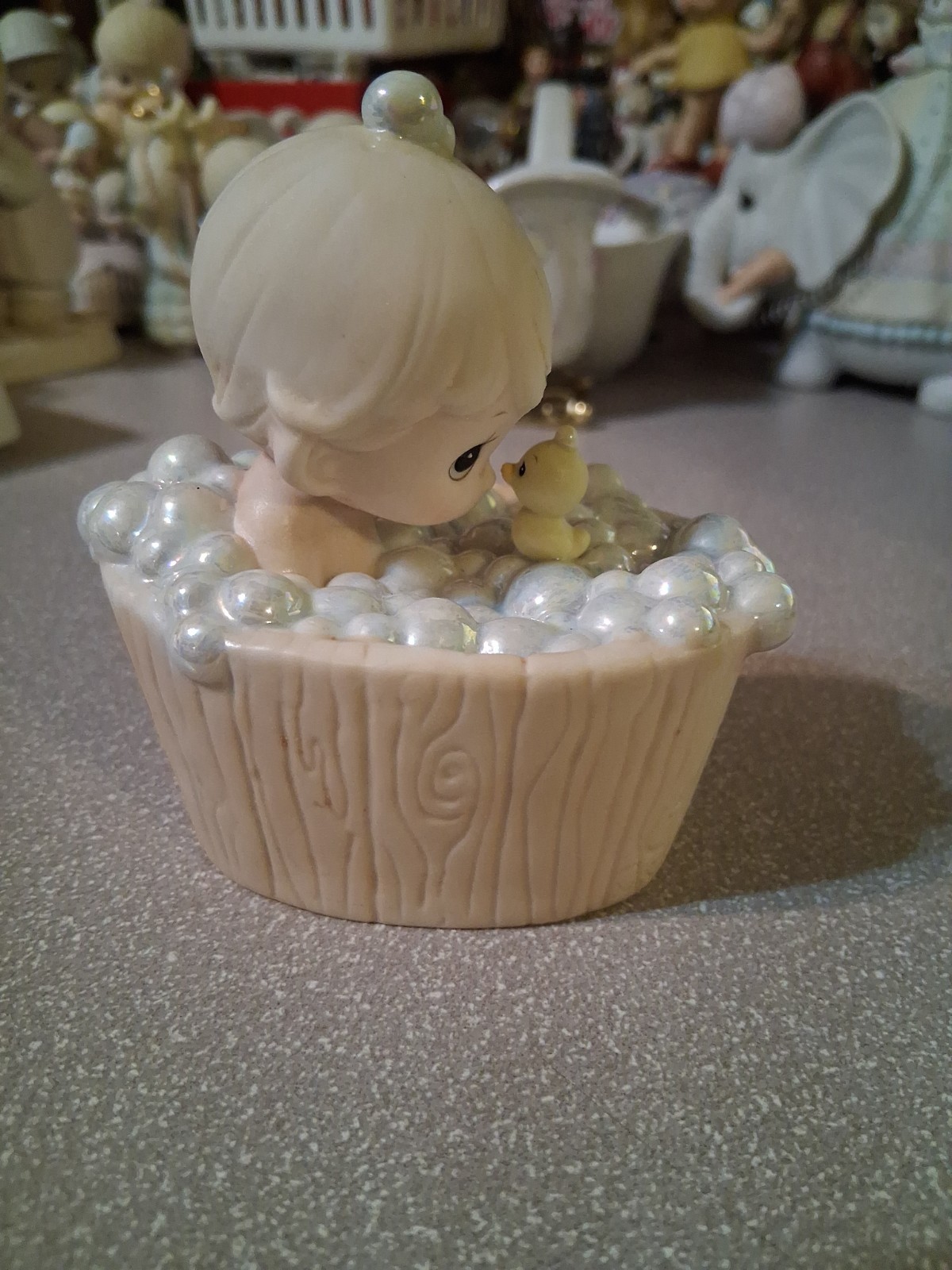 Vintage 1987 Enesco Precious Moments “A Tub Full of Love” – # 12313 – No Box