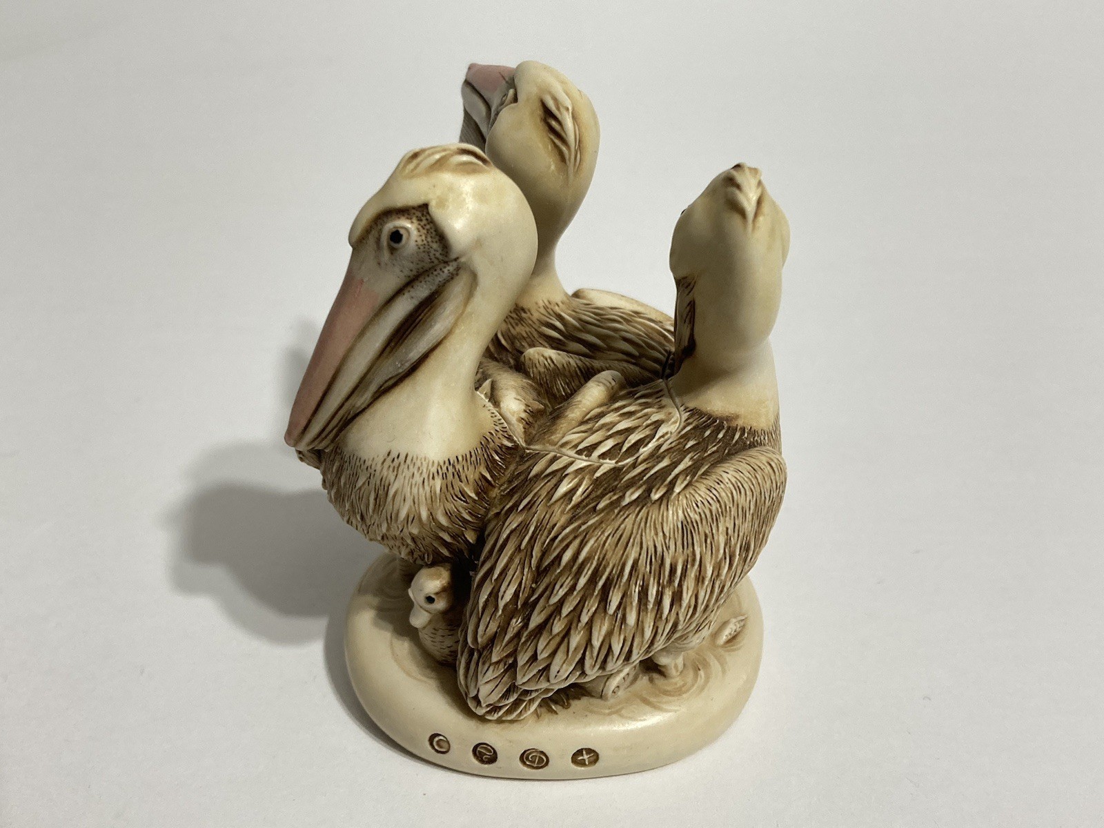 Harmony Kingdom Far From Home Pelicans Trinket Box Figurine