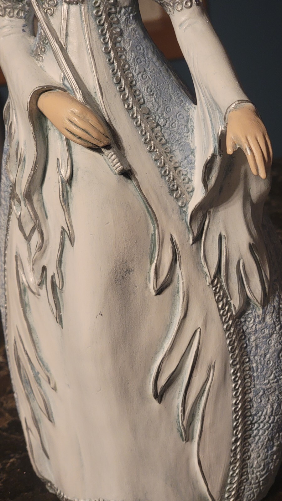 The Snow Queen – 16″ Hand Made Kiln Fired – Made In USA RARE – 1960s