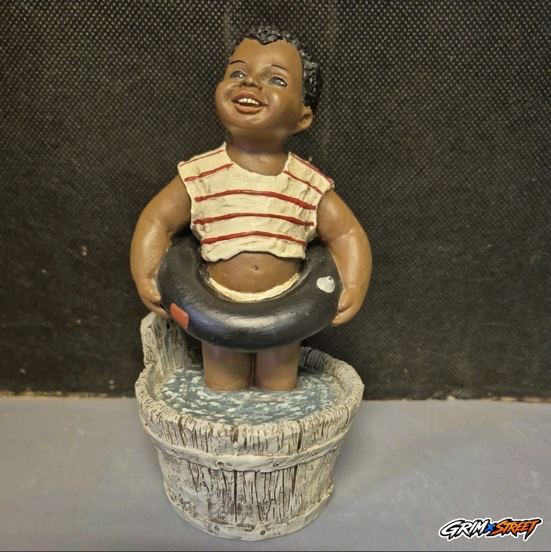 Martha Holcombe All God’s Children “God Is Love” Figurine Black Americana VTG