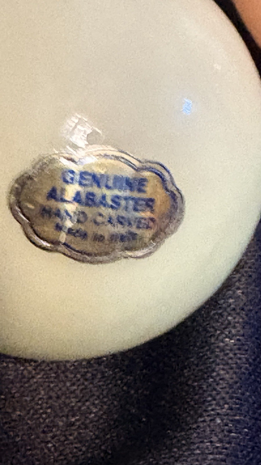 Vtg Lot of 5 Alabaster Marble Stone Eggs Multicolor Pastels 2.5” Made In Italy