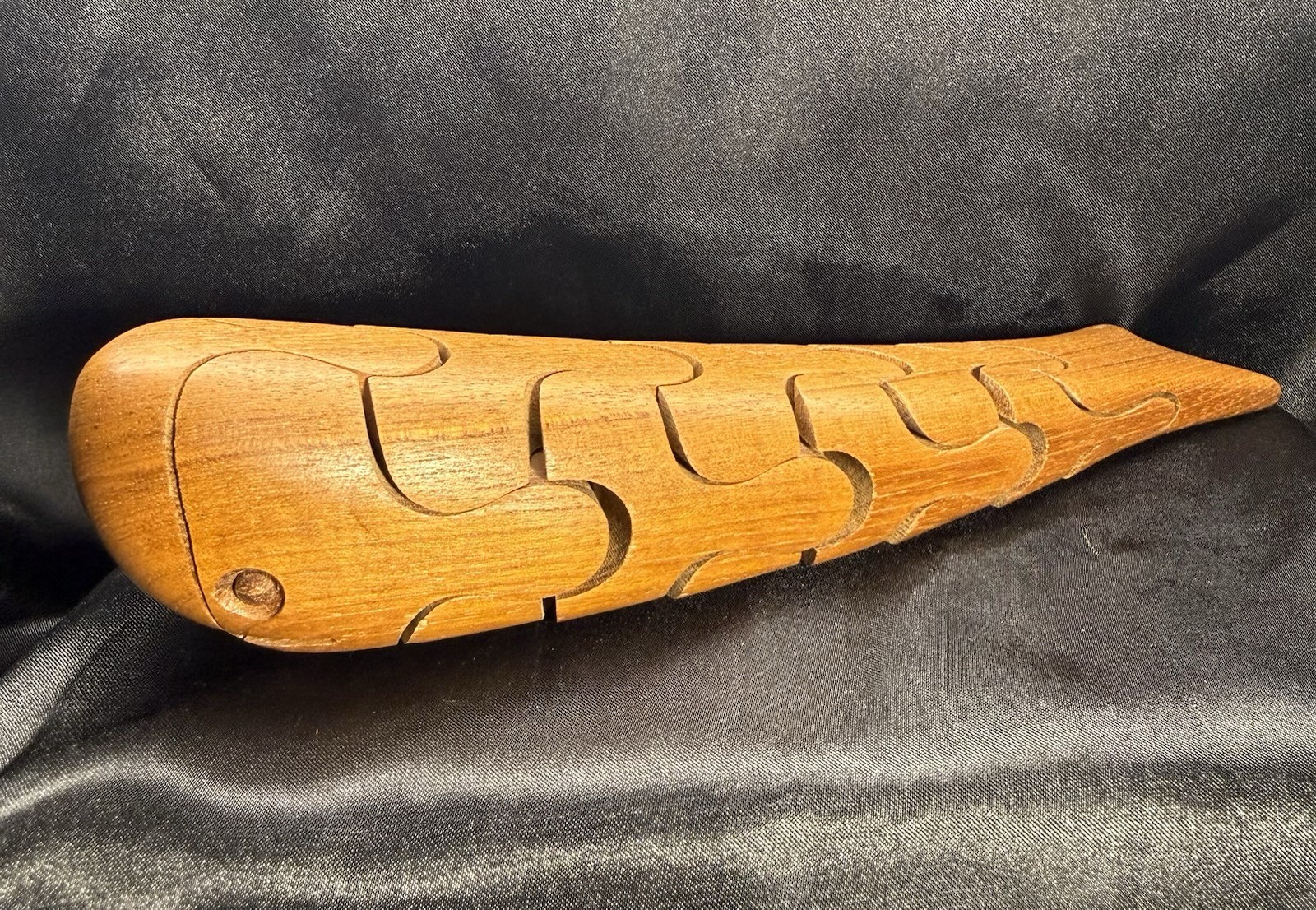 Wooden Wood 3D Whale Puzzle Art 10″
