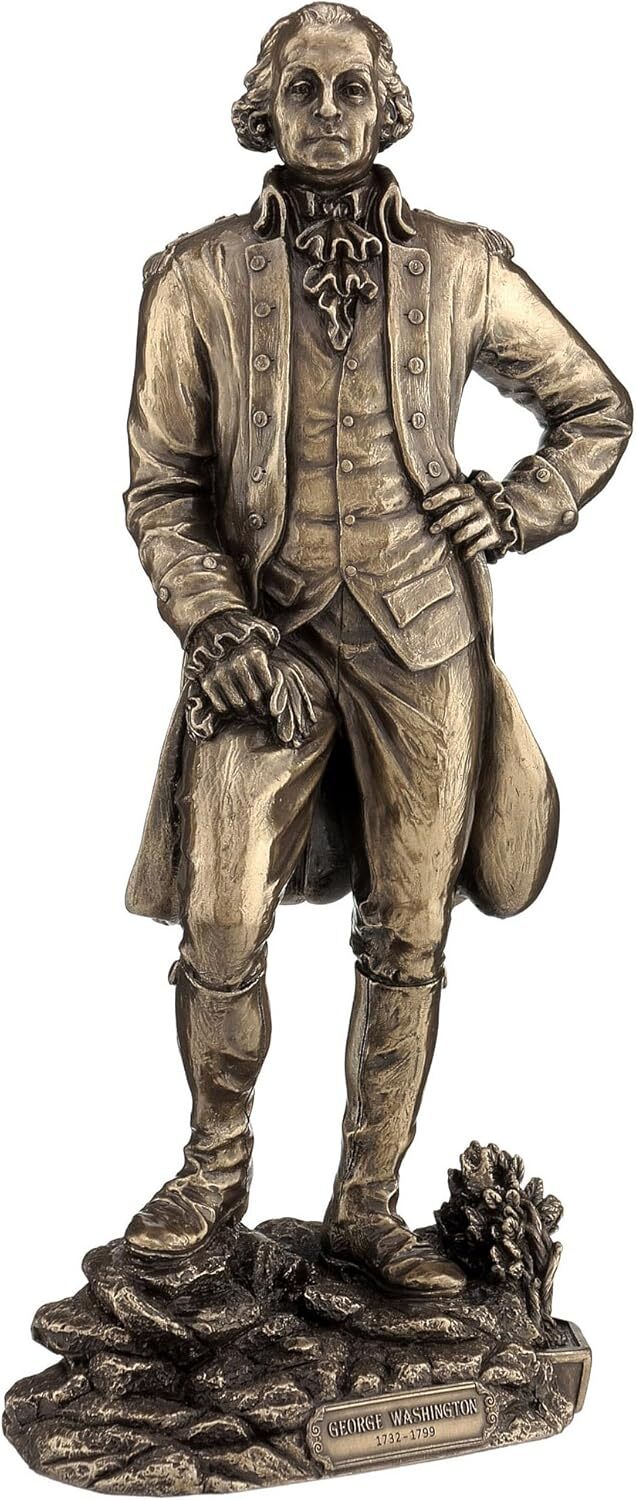 First President George Washington 11 Inch Cold Cast Bronze Statue