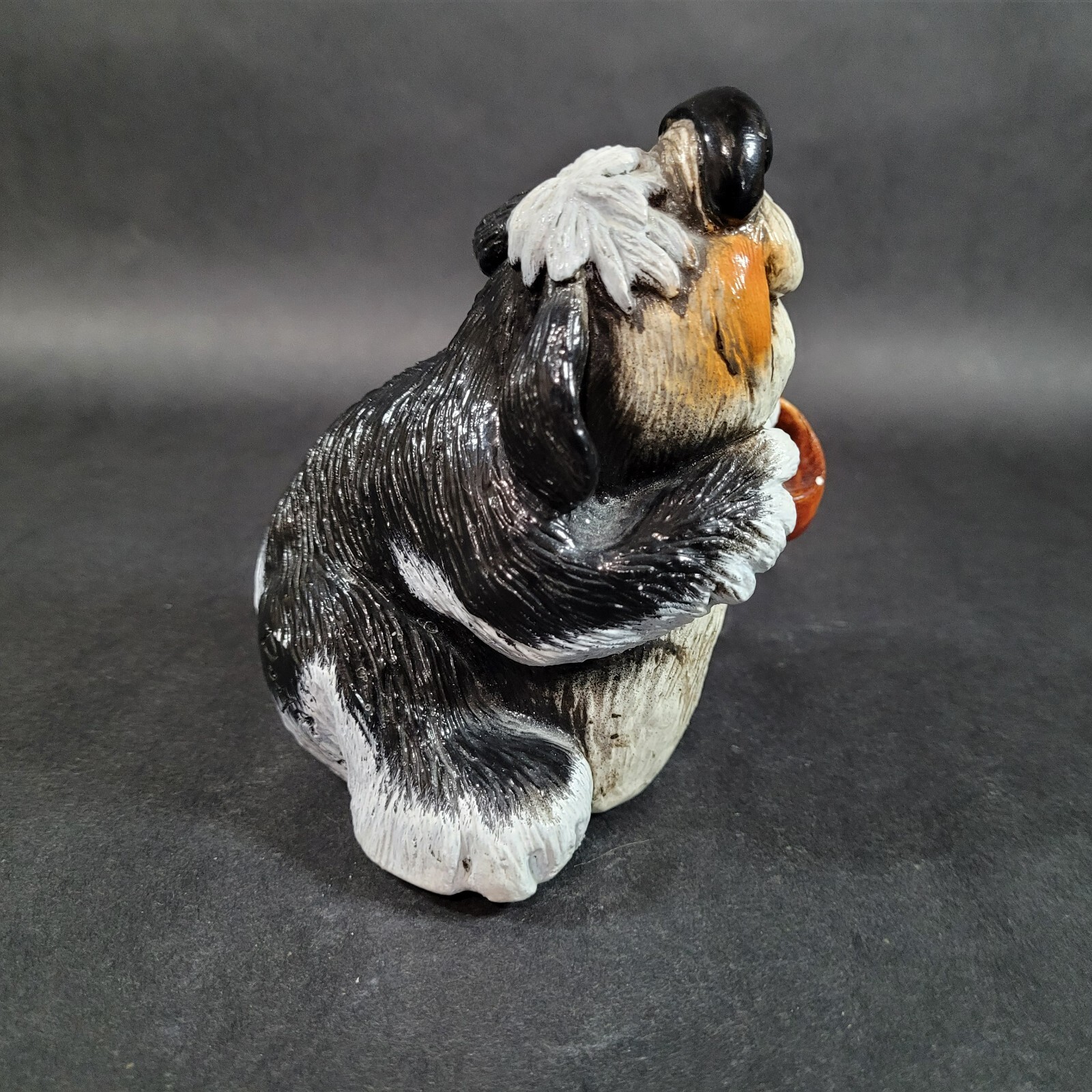 Beasties of the Kingdom Dog with Food Bowl Figurine John Raya Vintage 1995