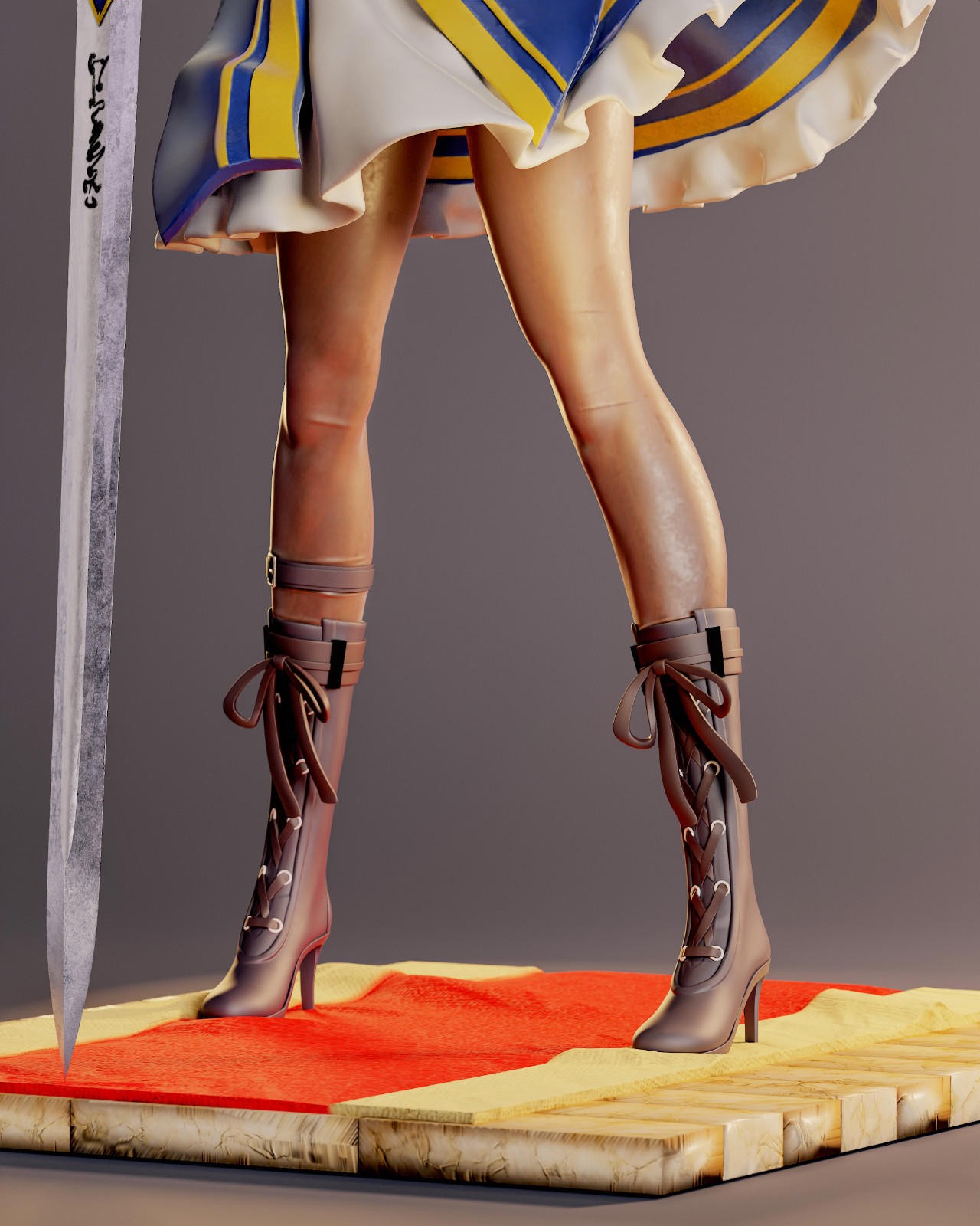 Saber | Fate/Grand Order × Honkai Star Rail | UNPAINTED 1/8 Scale Resin Kit