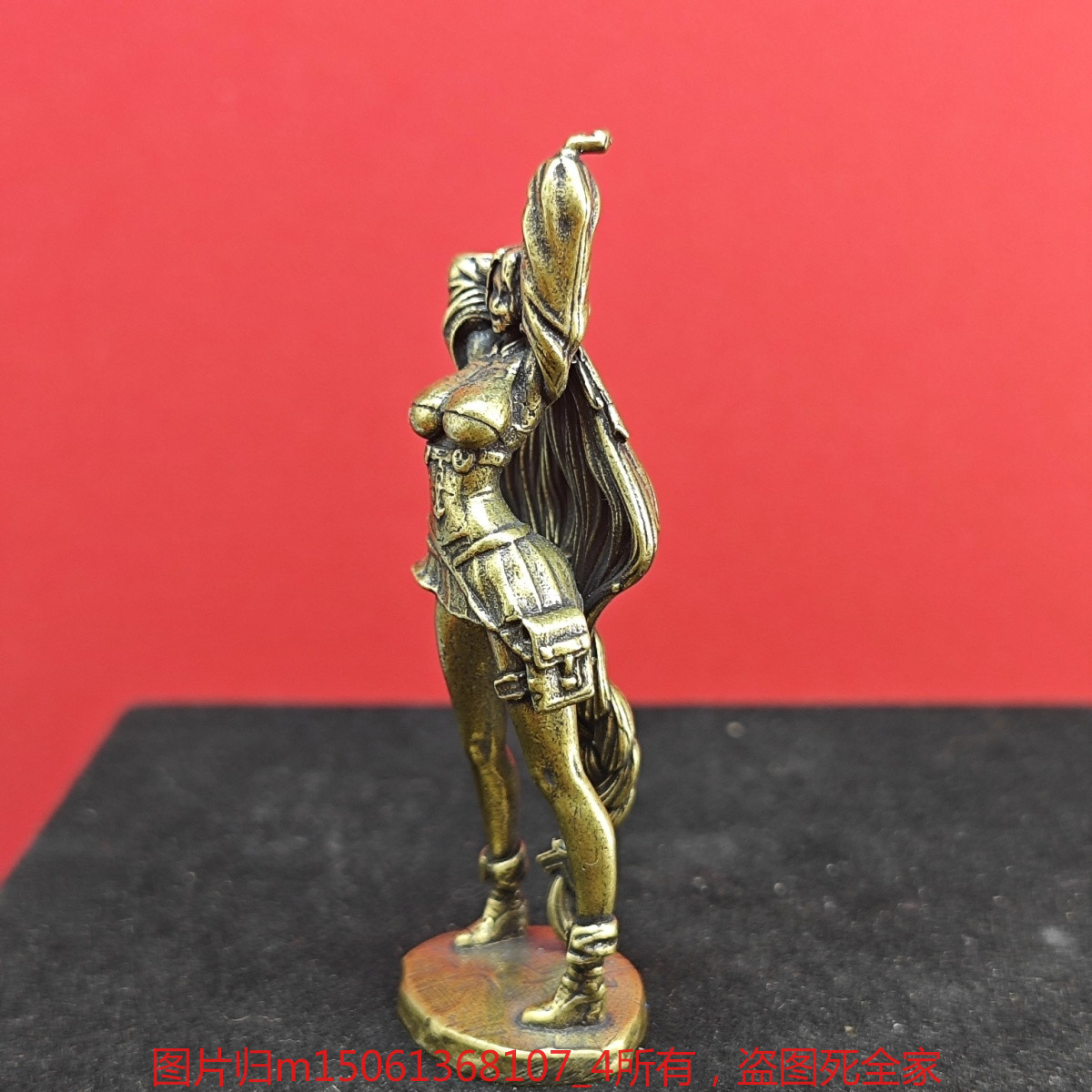 Brass Phoenix Sexy Beauty Large Scale Anime Handmade Statue Ornament