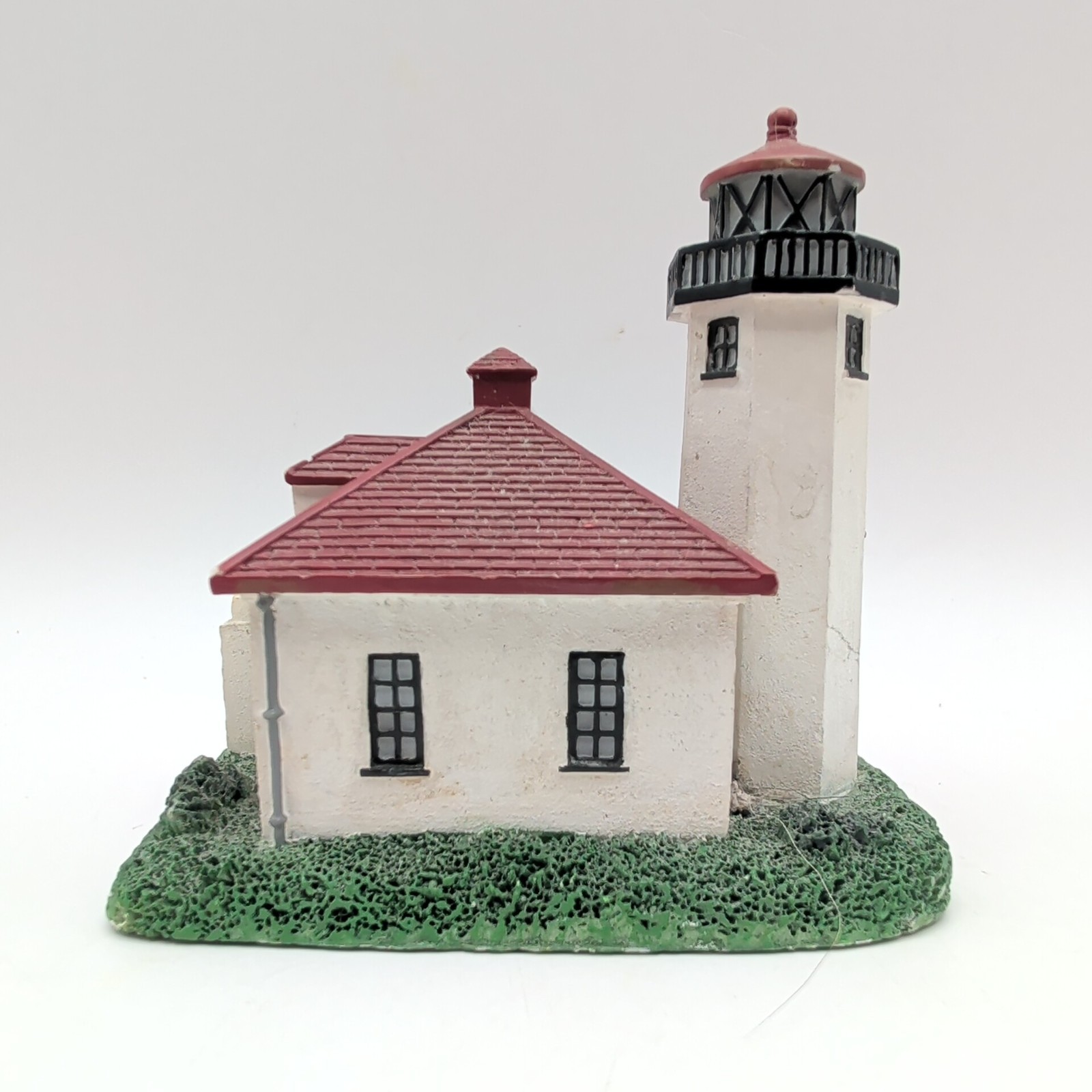 Lefton Alki Point Light Seattle WA Lighthouse Miniature Figurine 14987 2002