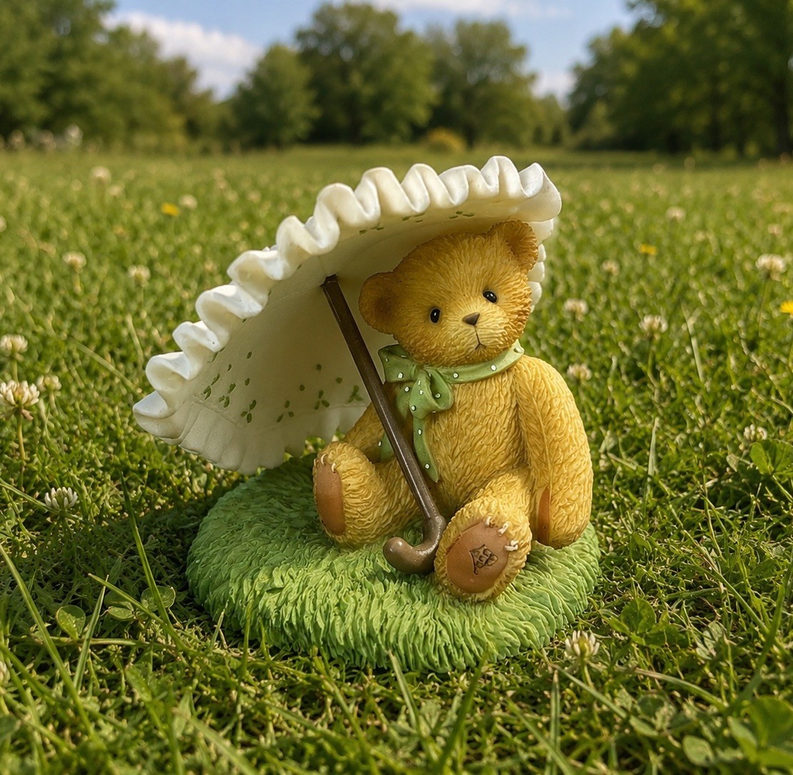 CHERISHED TEDDIES ROSIE, 2004 CLUB EXCLUSIVE, STONE RESIN BEAR MINI FIGURINE