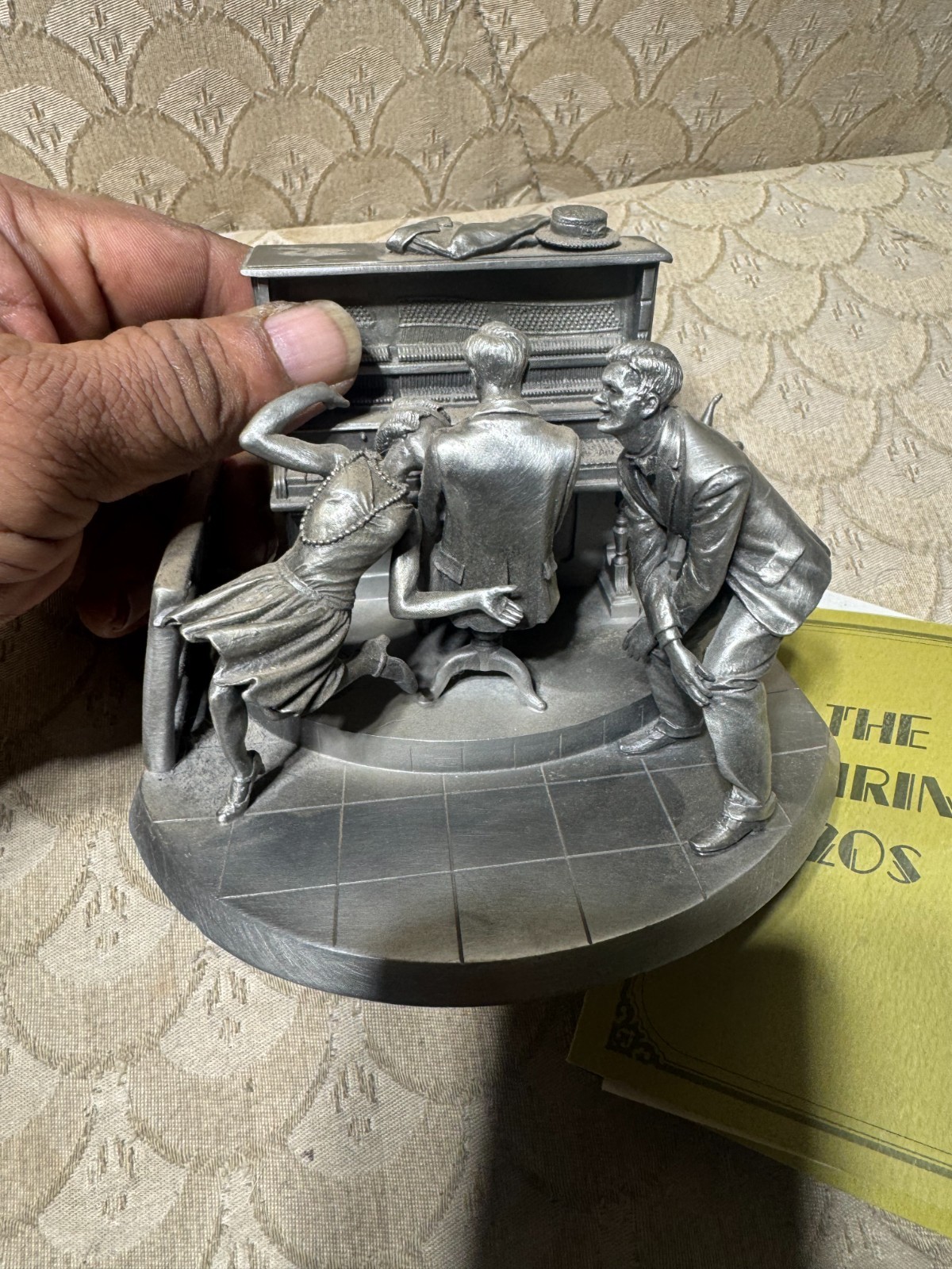 Albert Ciriaco 1978 Franklin Mint “The Roaring 20’s” Fine Pewter With COA