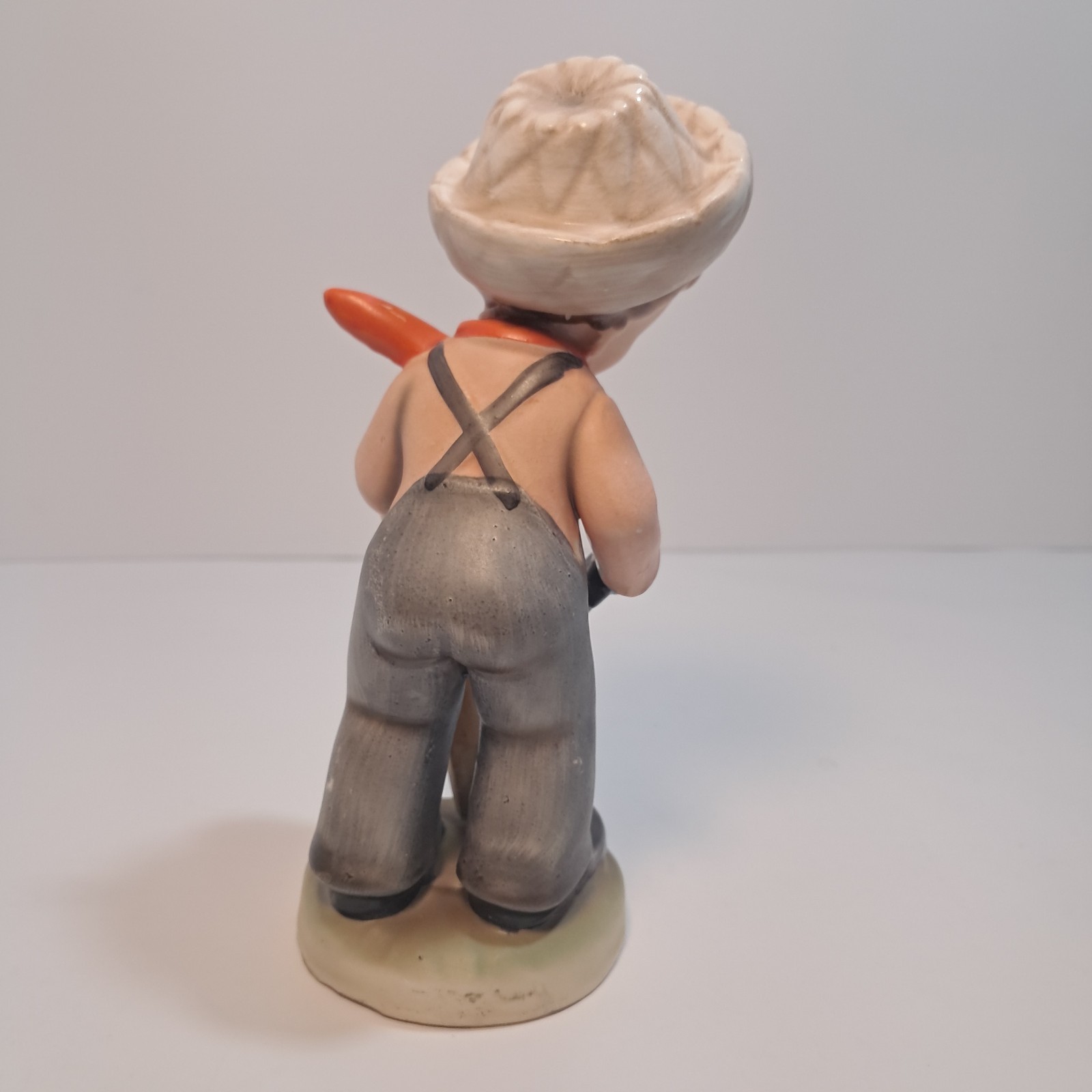 Enesco Imports Young Boy Carpenter Lumberjack Sawing Board 6″ Figurine Japan